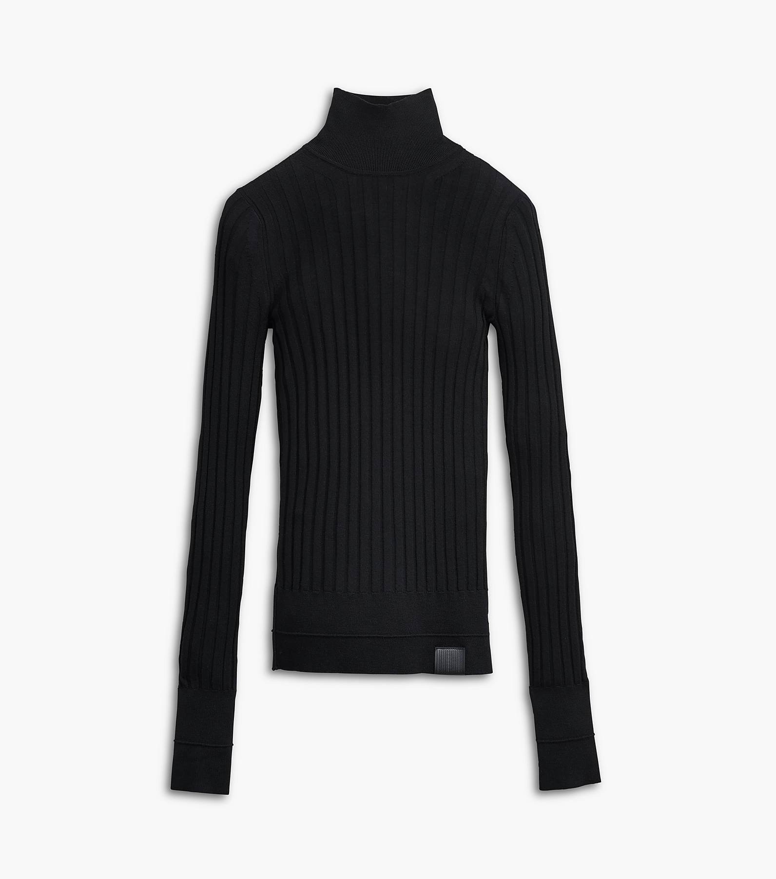 RIKOのメゾンマークジェイコブス 取外し襟 カシミヤセーター ニット 黒白