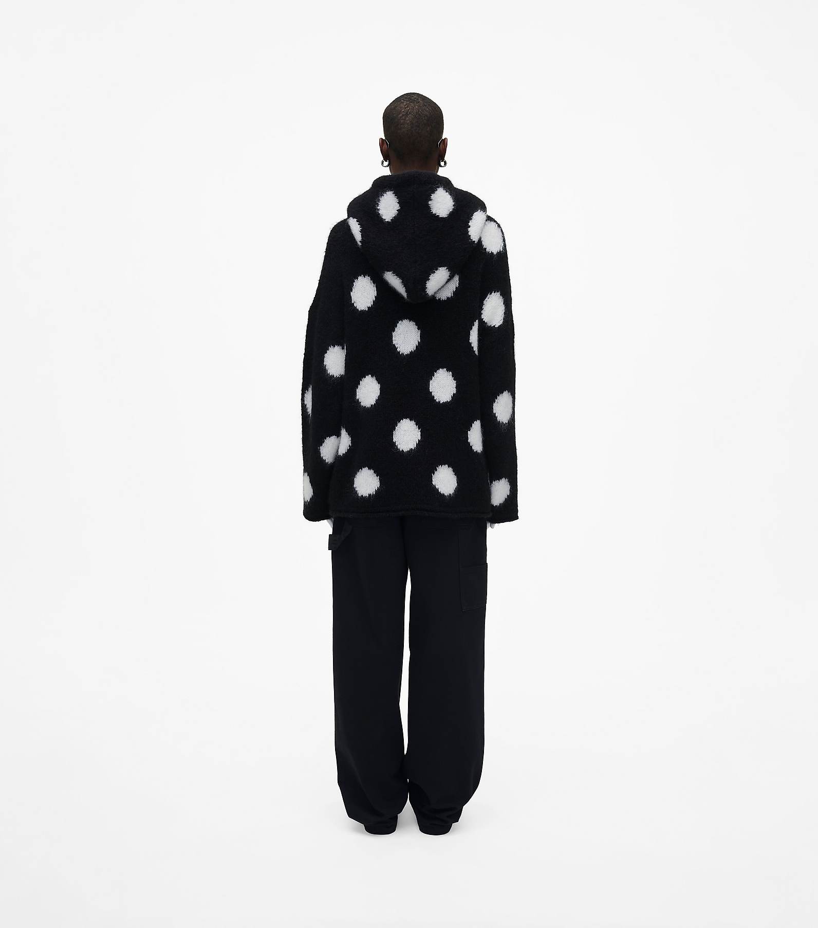The Brushed Spots Knit Hoodie(View All Marcdown)