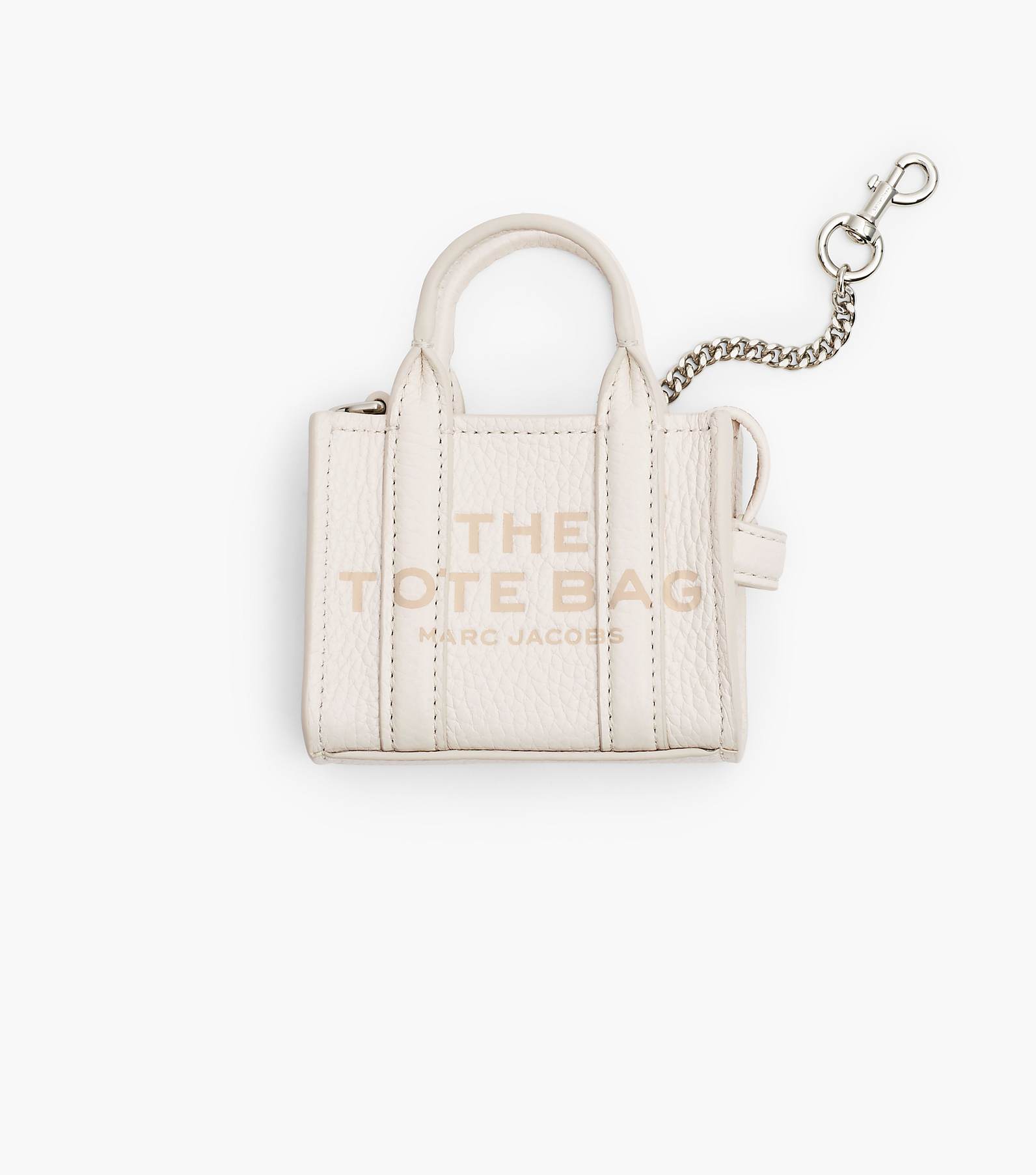 THE LEATHER NANO TOTE CHARM(null)