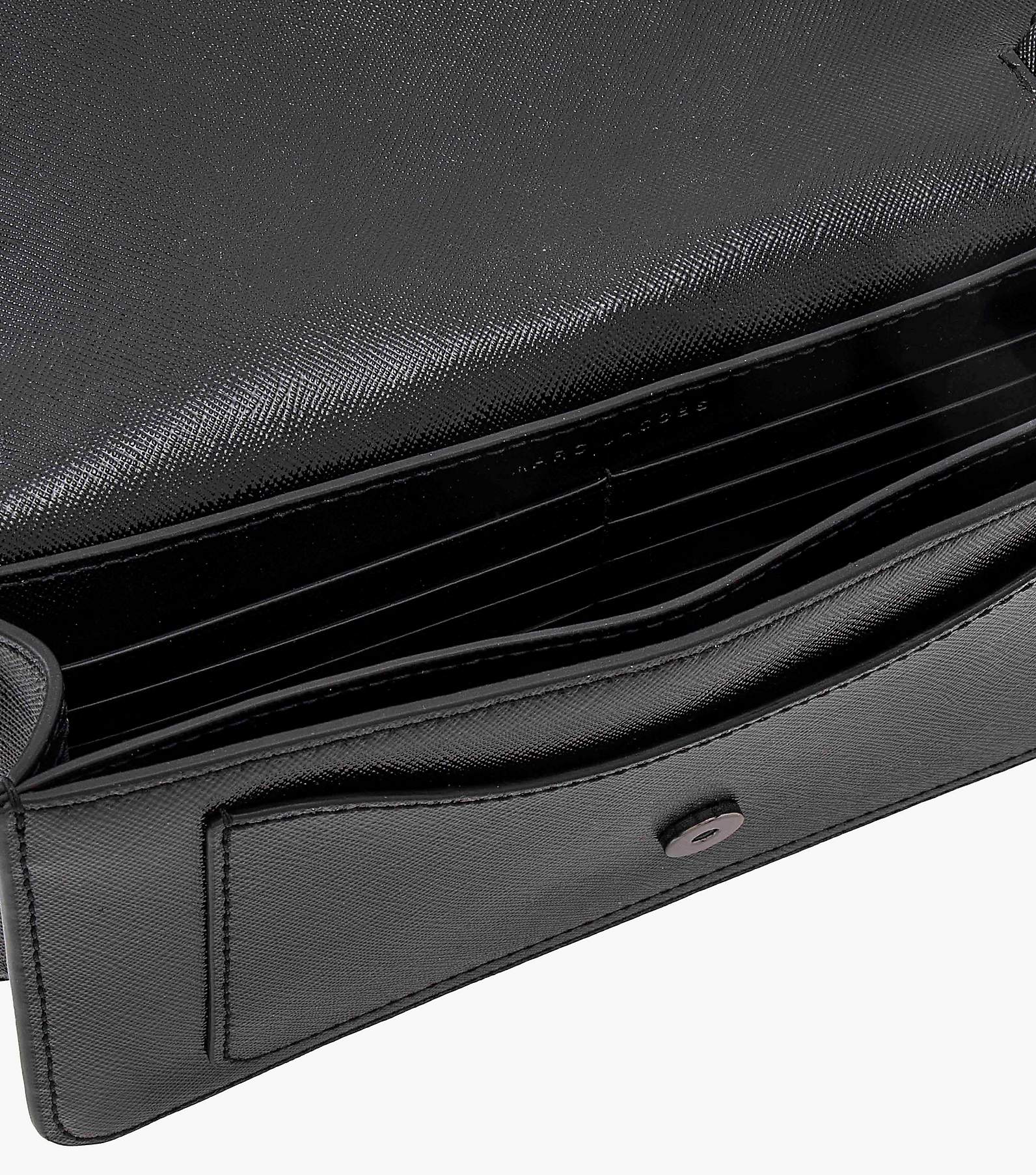 Marc Jacobs The Longshot DTM Black Leather Chain Wallet