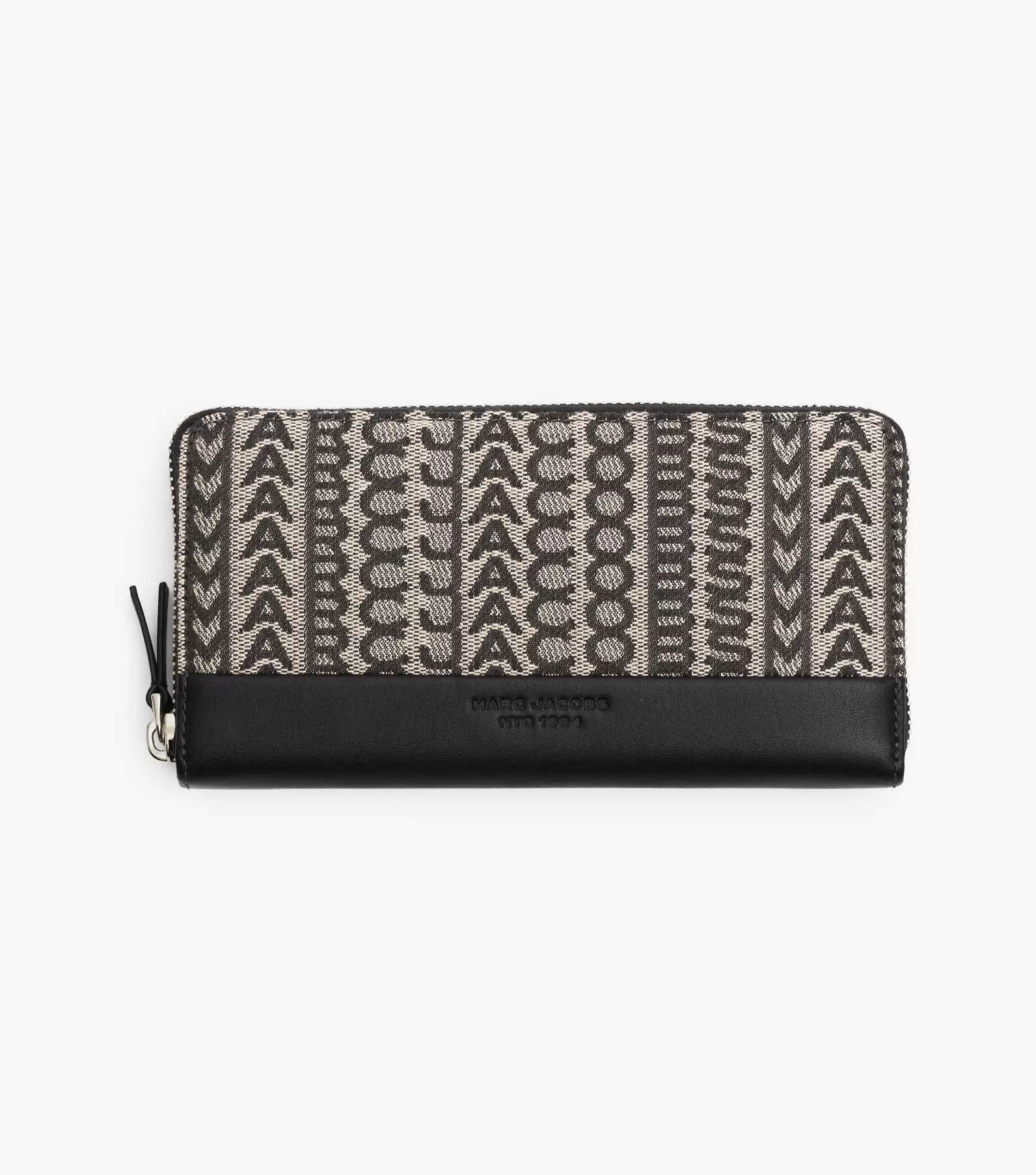 Embossed Leather TB Continental Wallet in Black - Women