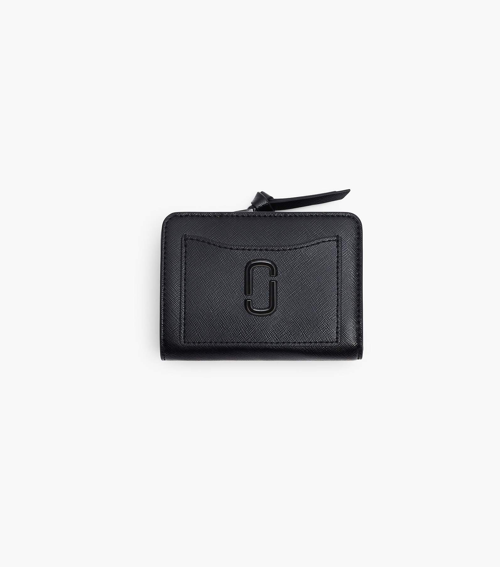 The Snapshot Mini Compact Black Leather Wallet