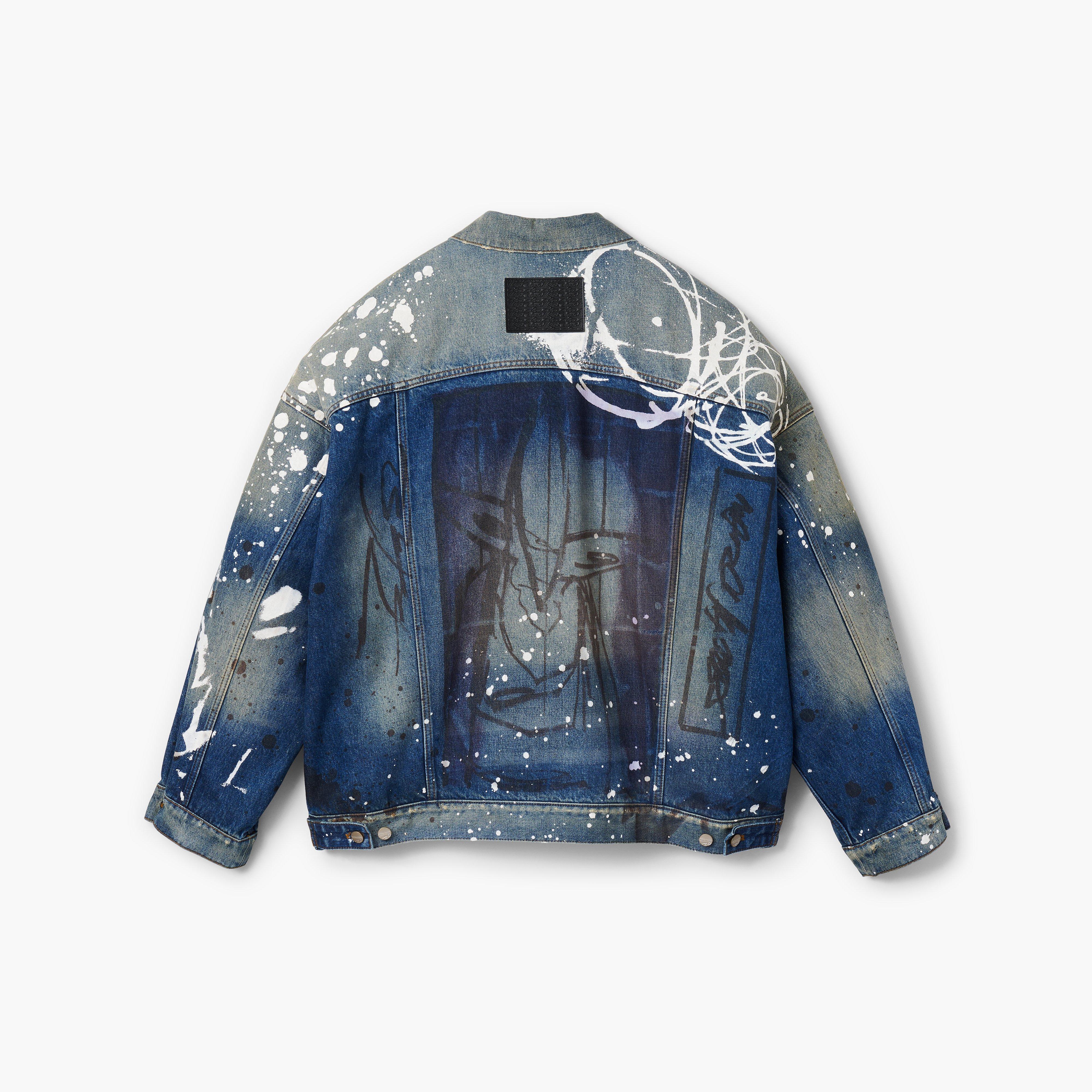 FUTURA X MARC JACOBS ペイント デニム ビッグ トラッカー | マーク 