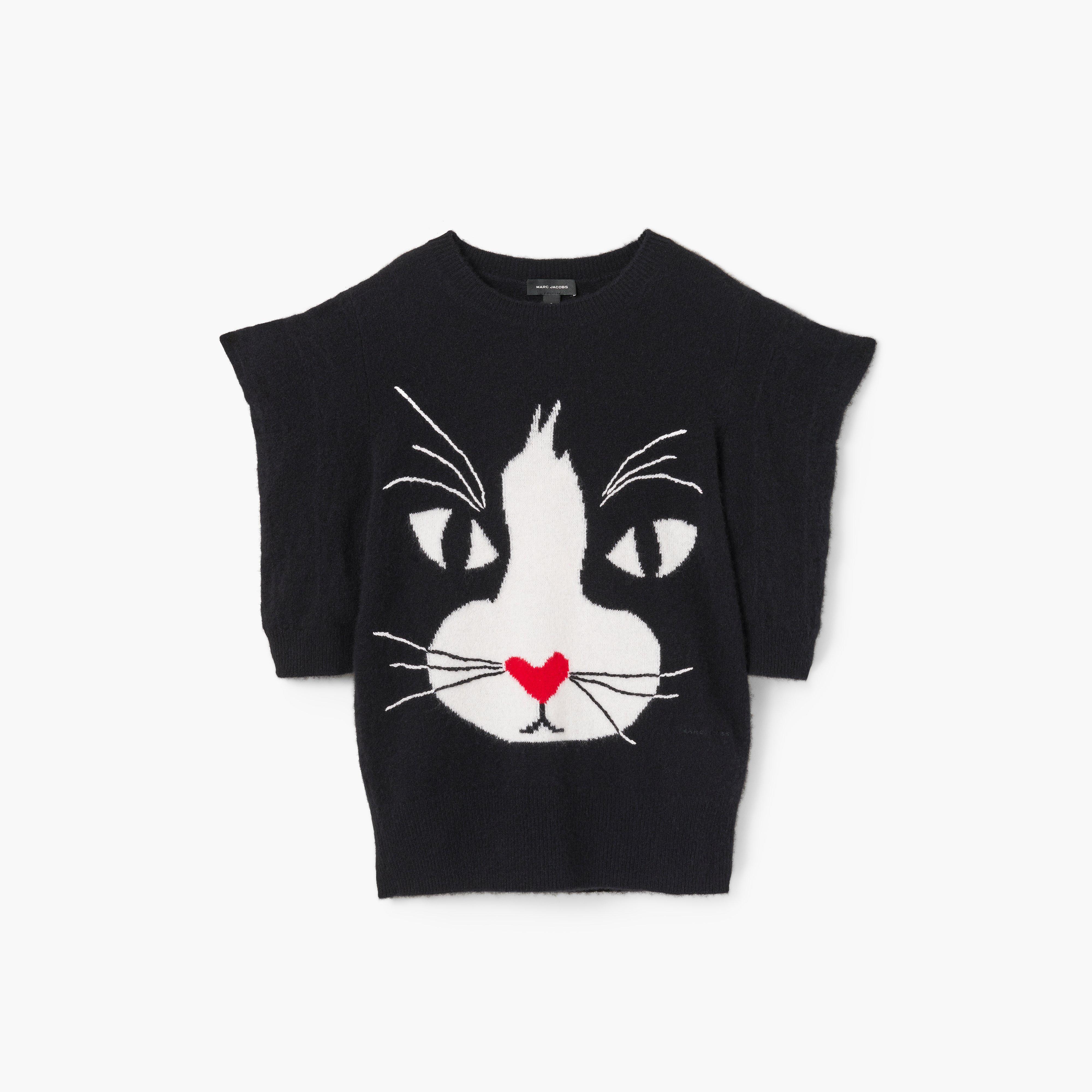 share MARC JACOBS Cat-jacquard ニット イタリア製