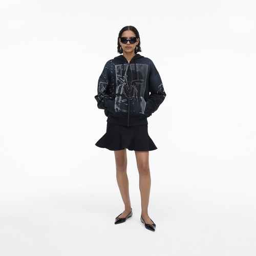 FUTURA X MARC JACOBS オーバーサイズ ジップ フーディ | マーク ジェイコブス | 公式サイト