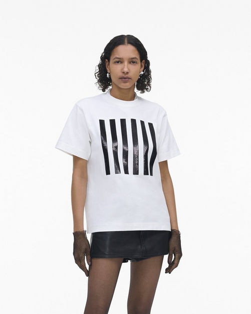MARC JACOBS The Stripe Box コットン Tシャツ The Stripe Box Tee | Marc Jacobs | Official Site