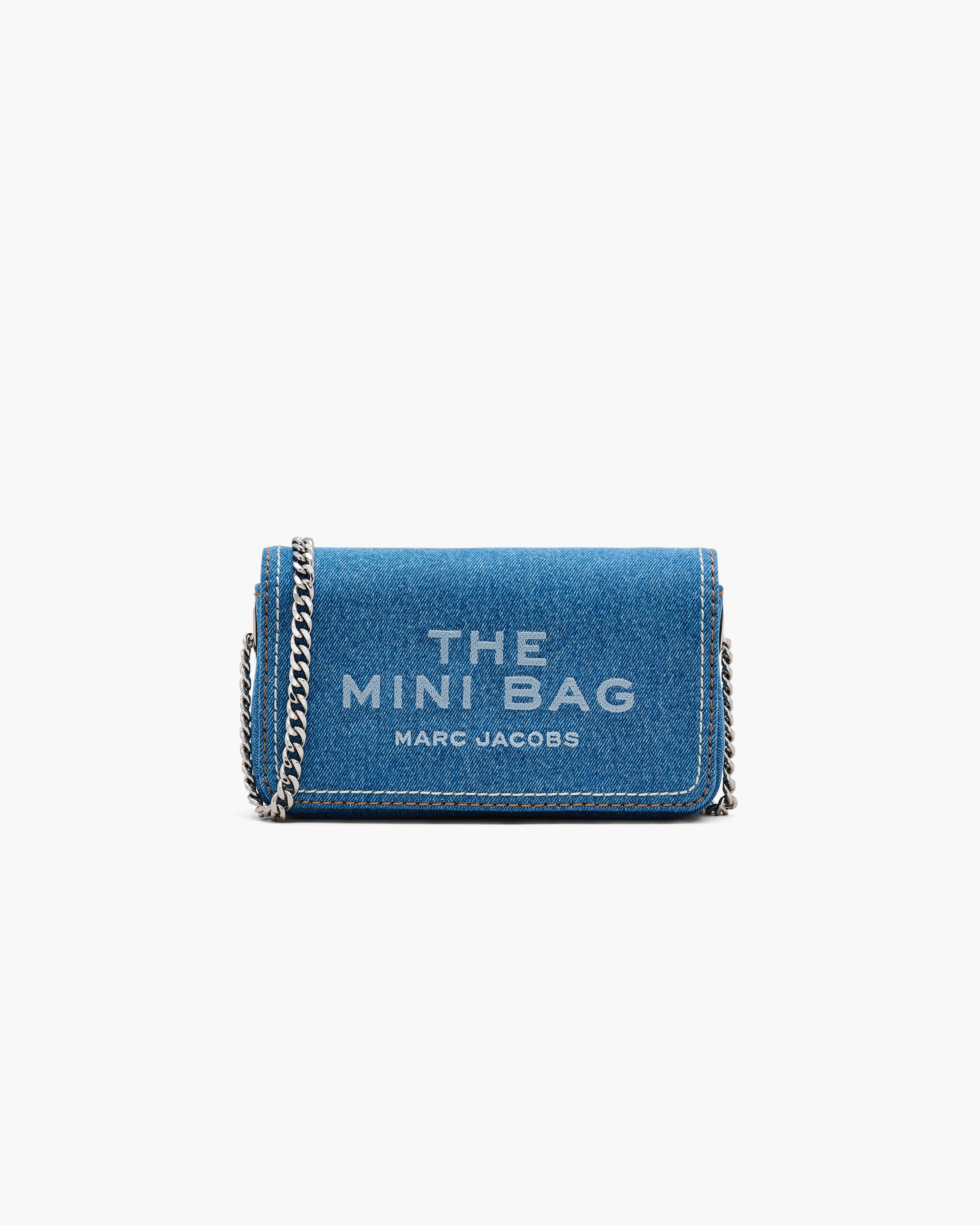 MARC JACOBS Marc Jacobs The Denim Chain Mini Bag in Light Wash
