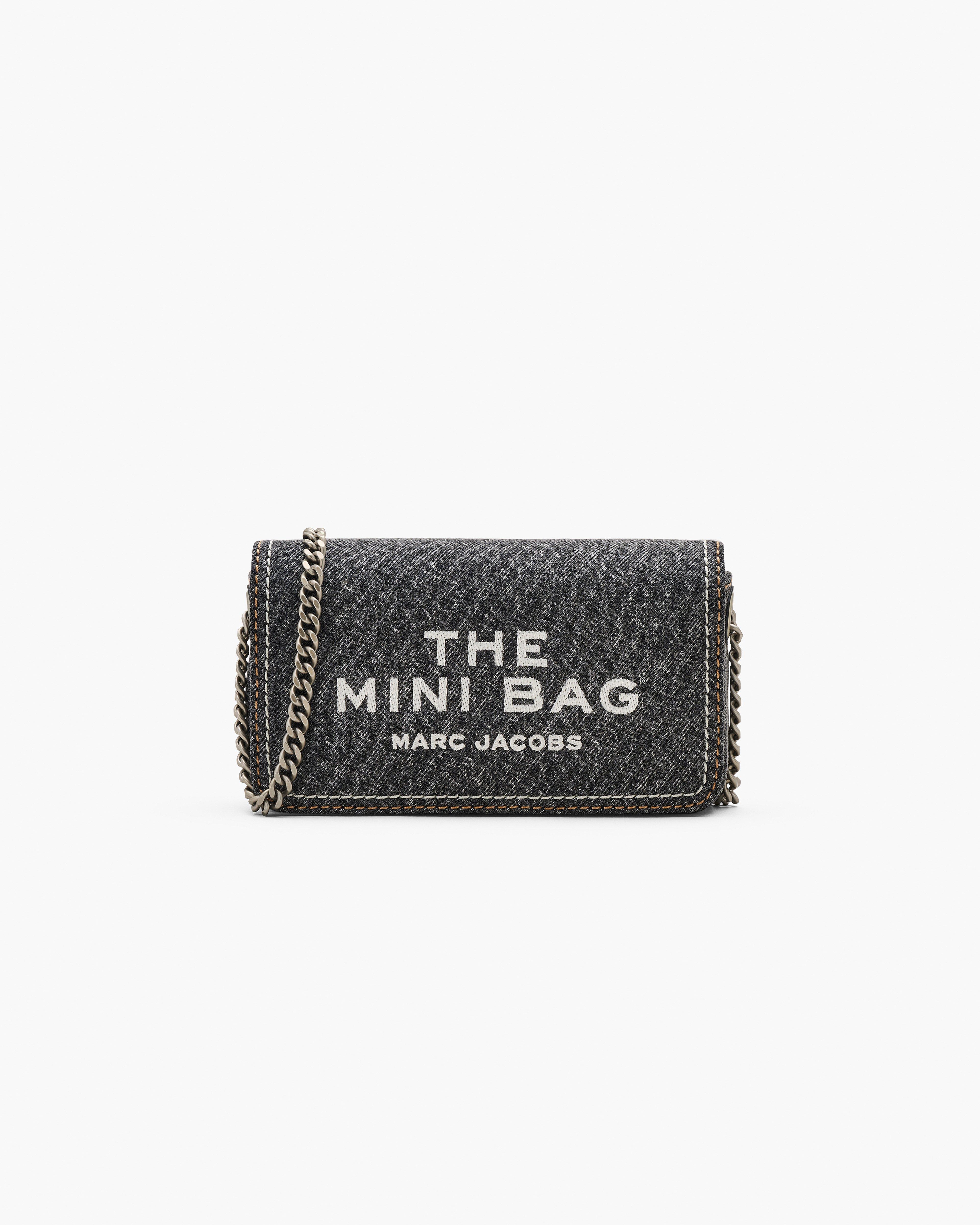 MARC JACOBS Marc Jacobs The Denim Chain Mini Bag in Black Wash