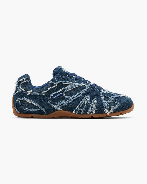 トップス MARCBYMARCJACOBSTOPS Marc Jacobs The Patchwork Denim Low-Top Sneakers | Neiman Marcus