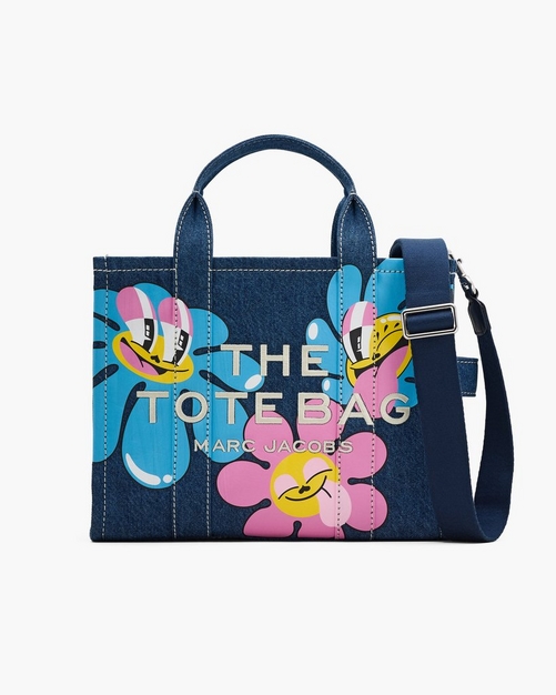 MARC JACOBS トートバッグ ショルダーバッグ ハティ・スチュワート x マーク ジェイコブス デニム トート