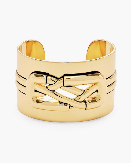 【Aimerさん着用✨️】MARC JACOBS ゴールド リボンバ ングル Aimerさん着用✨️】MARC JACOBS ゴールド リボンバ ングル