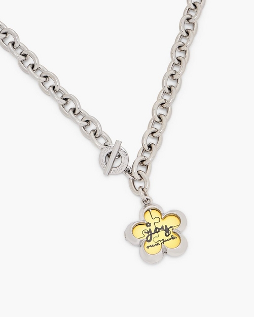 【関税込み】Daisy Pave Necklace - Marc Jacobs - l - Blac MJI_2S5JNC001J59_017_F8F8F8_4-
