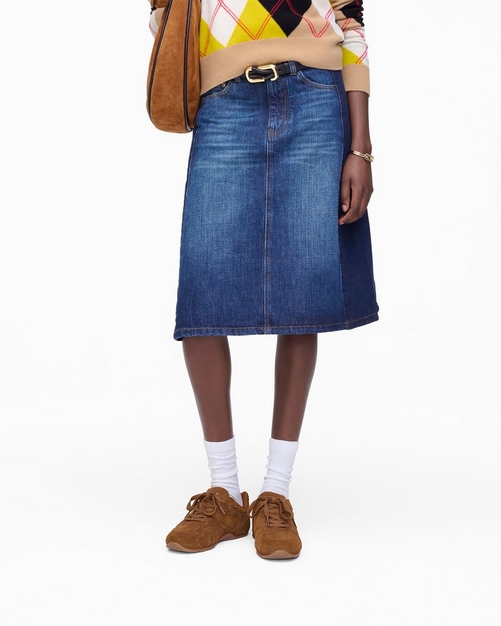 スカート theredthread S symbol denim 2 THEREDTHREAD / ザレッドスレッド】S symbol denim2