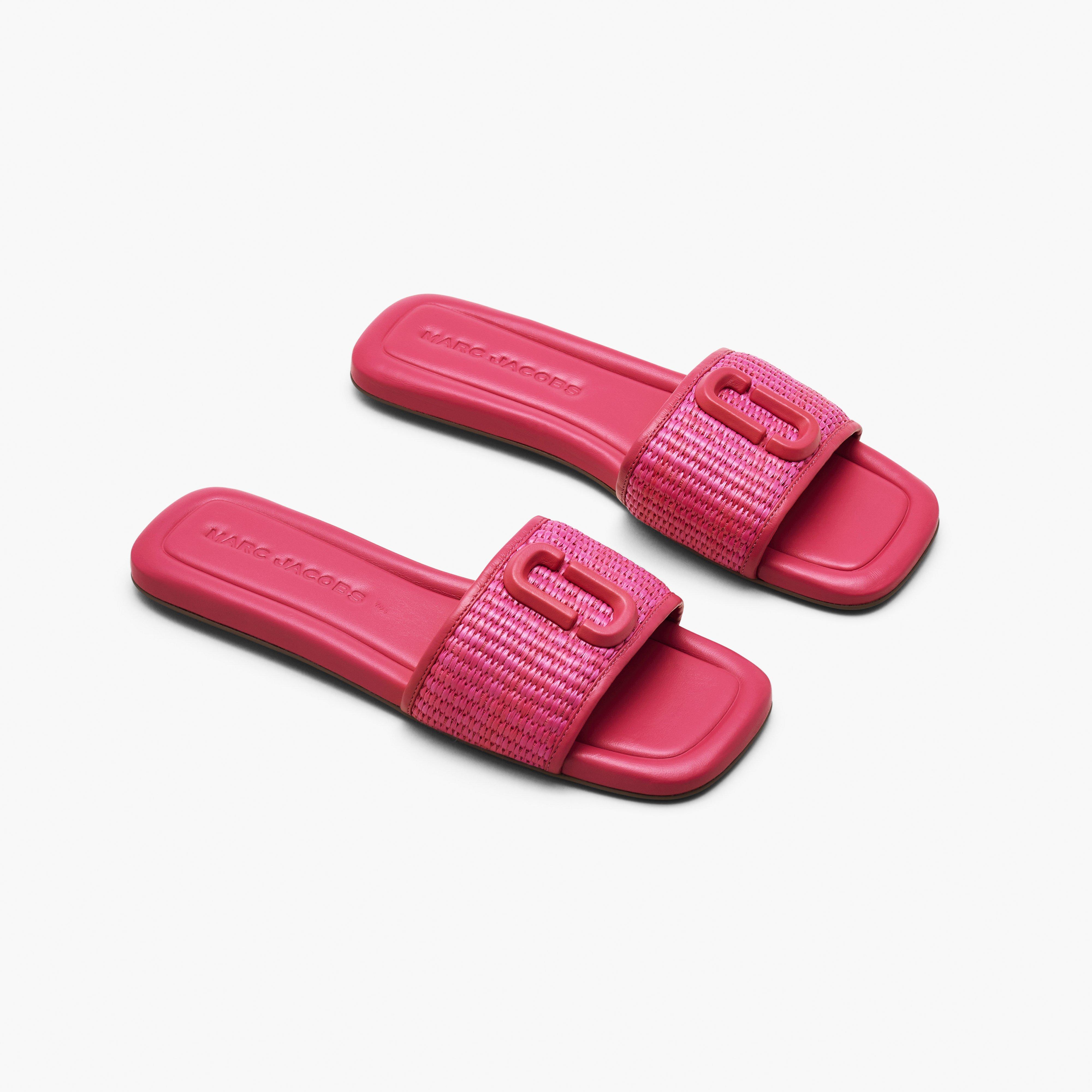 마크 바이 마크 제이콥스 Marc by Marc jacobs The Woven J Marc Sandal,HOT PINK