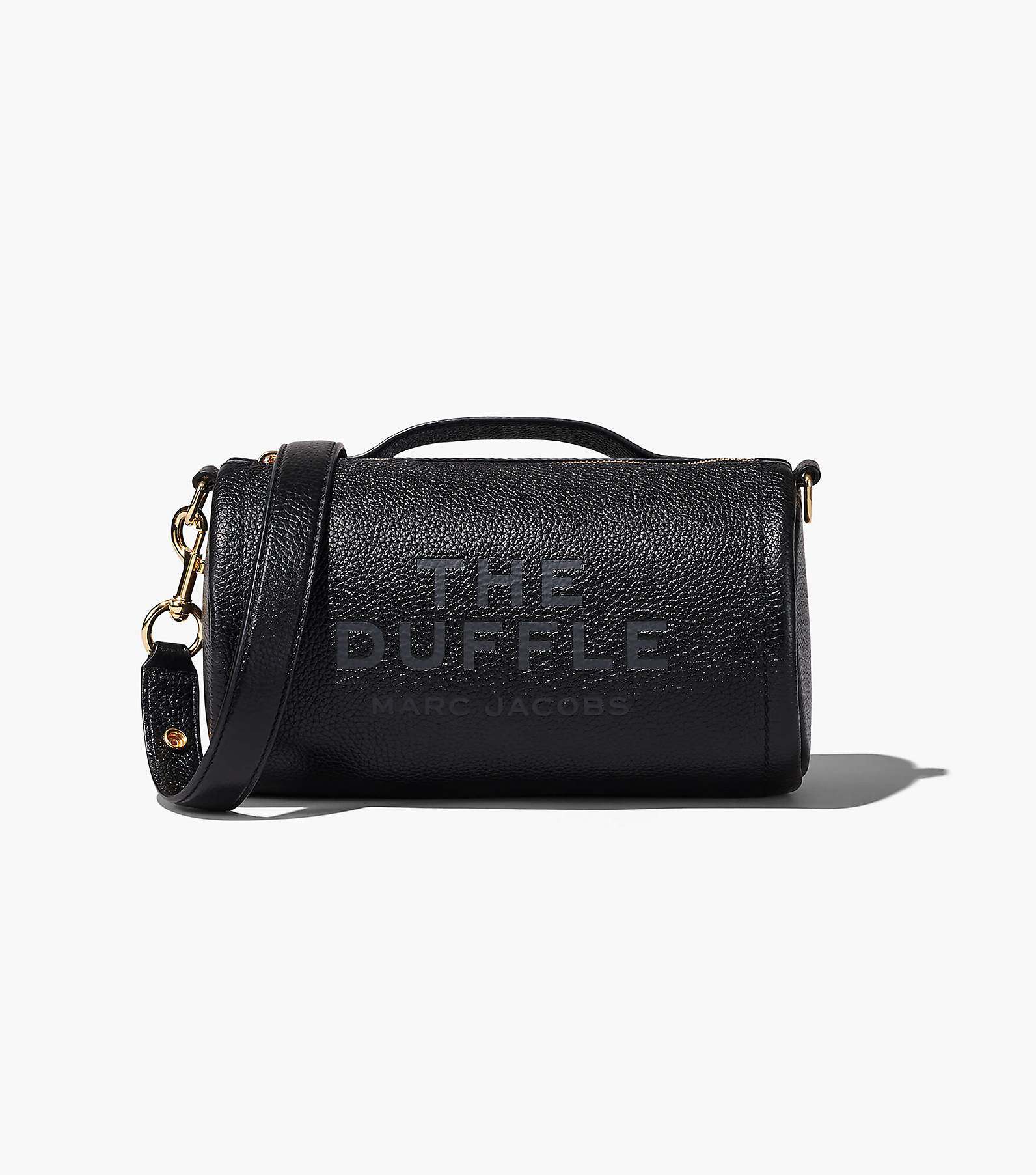 Louis Vuitton Shiny Pebbled Leather Duffle Bag Black