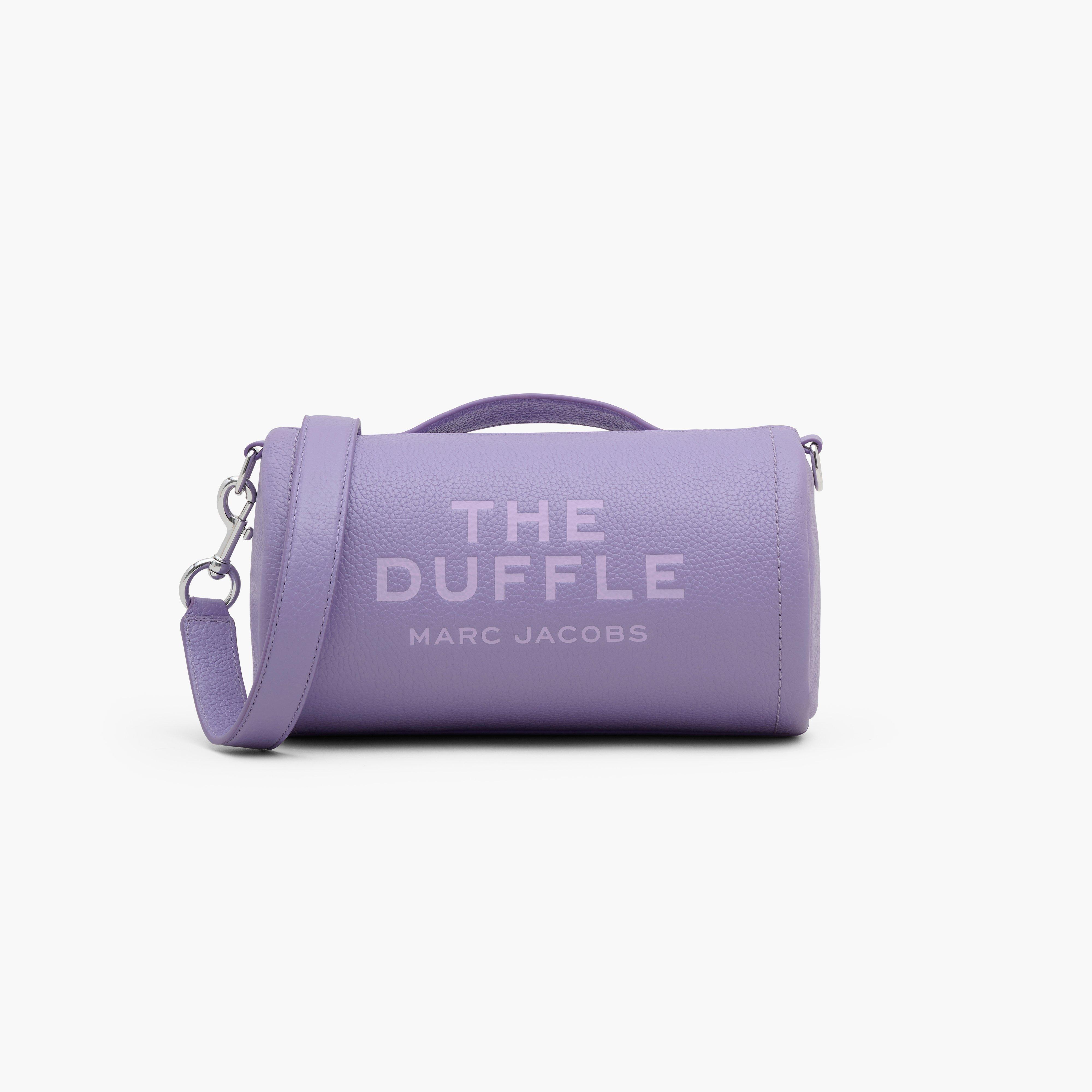 The Leather Duffle Bag - LAVENDER