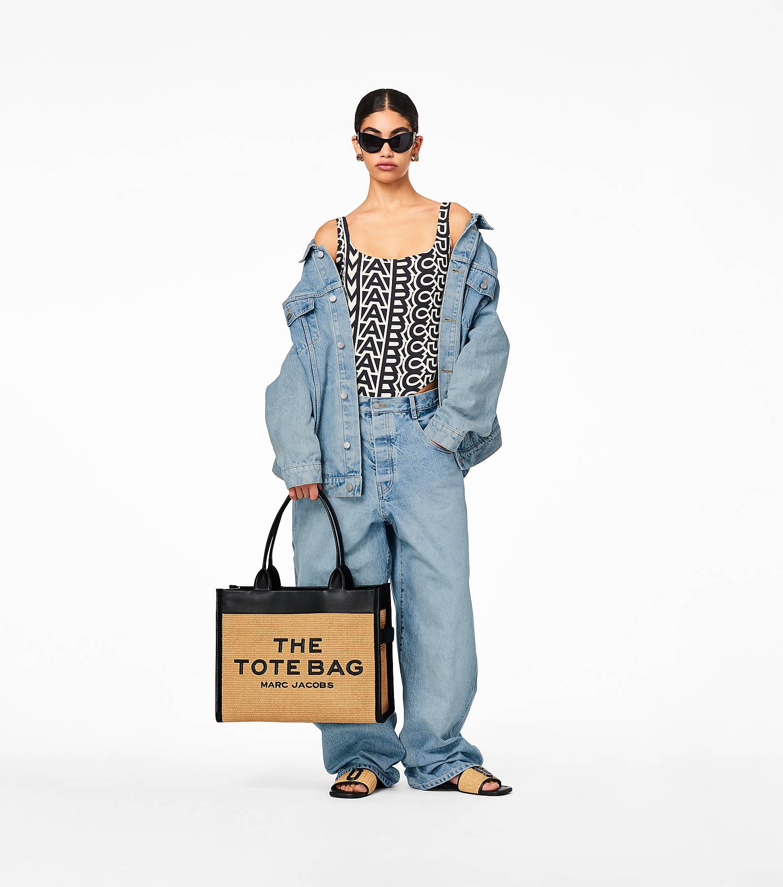 The Woven Medium Tote Bag, Marc Jacobs