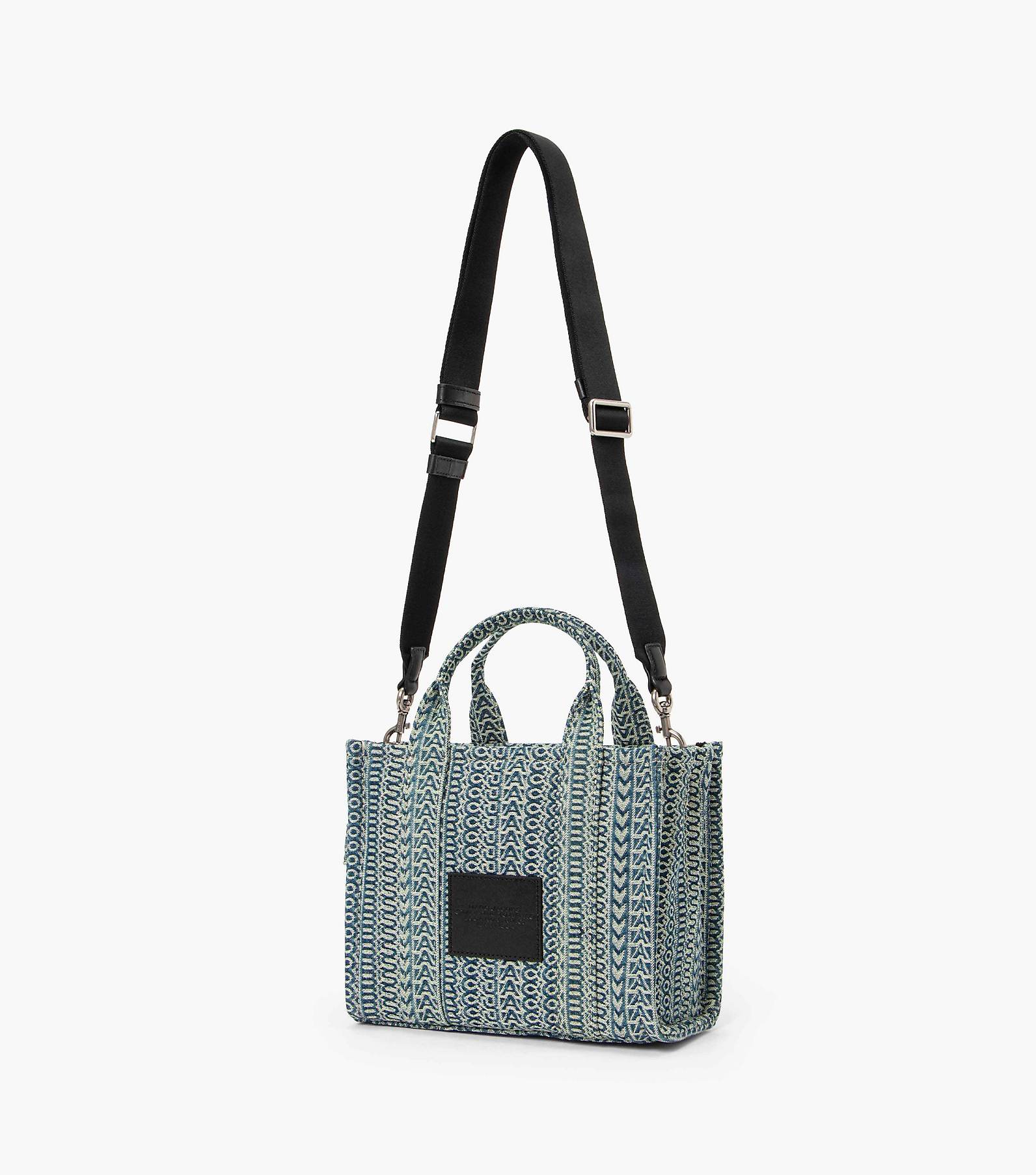 The Washed Monogram Denim Small Tote Bag(null)