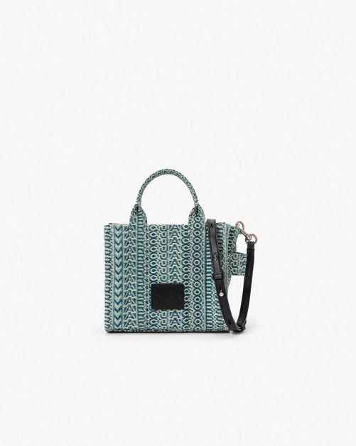 The Washed Monogram Denim Crossbody Tote Bag | Marc Jacobs