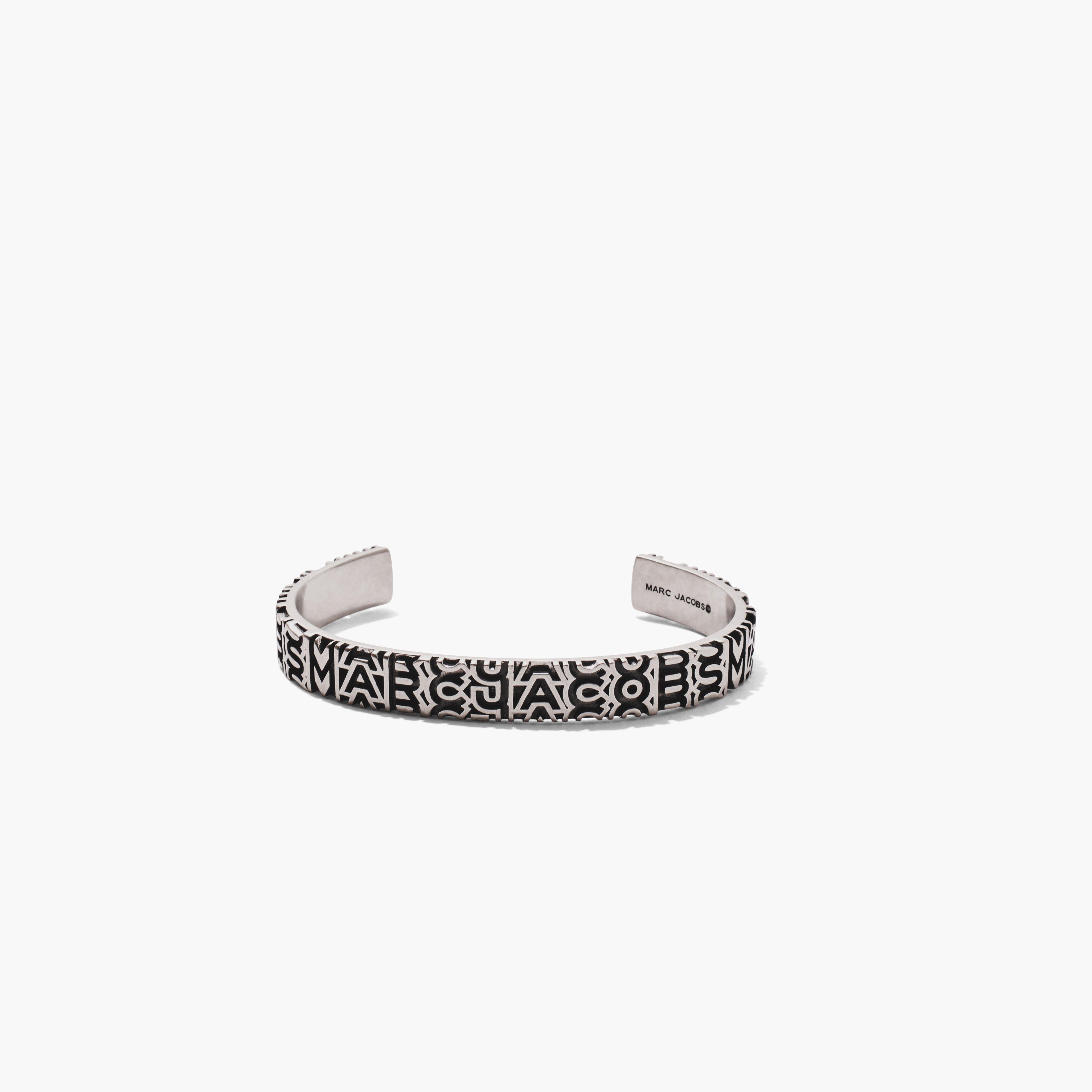 Marc by Marc jacobs The Monogram Engraved Bracelet,AGED SILVER