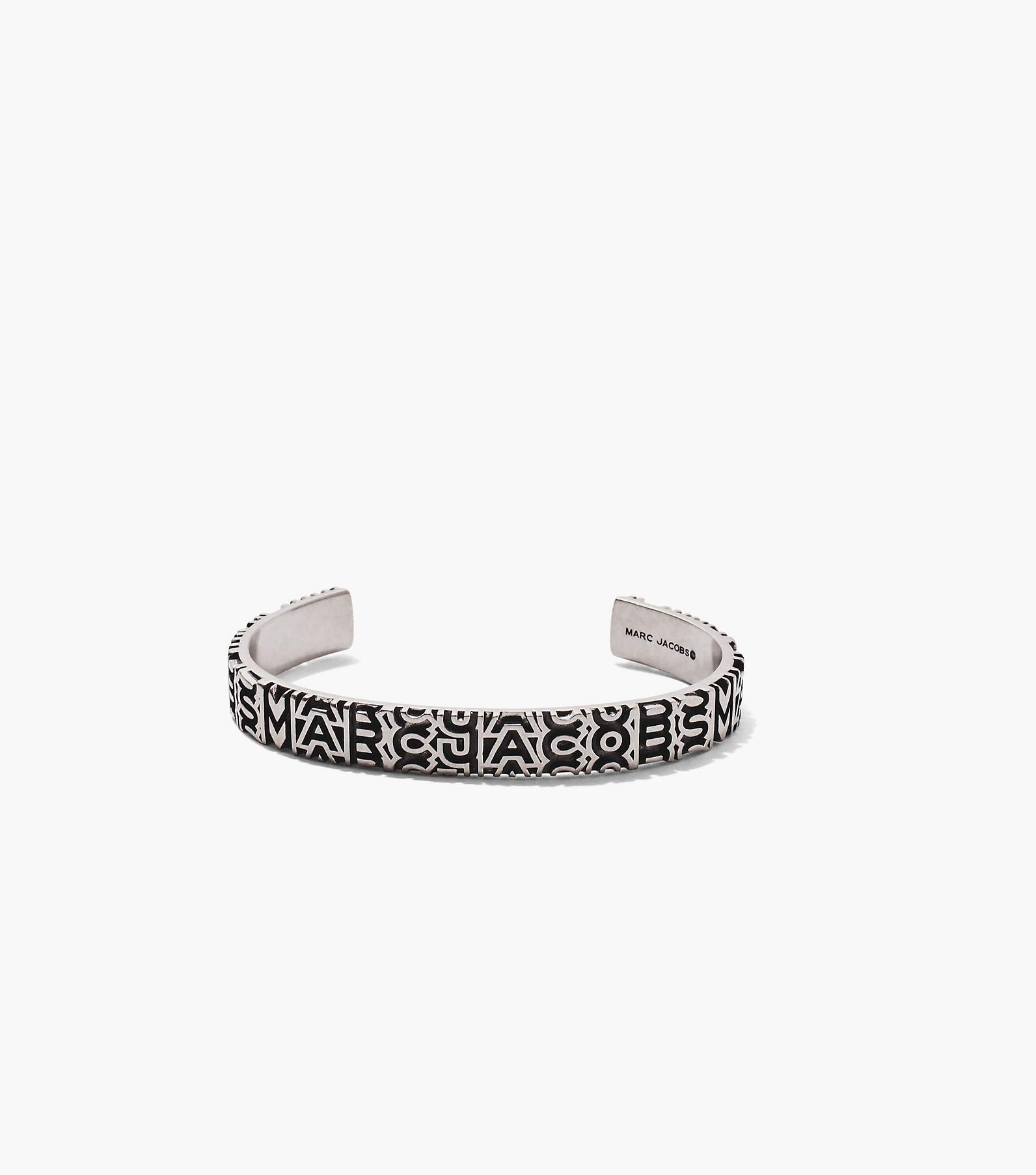 silver monogram bracelet