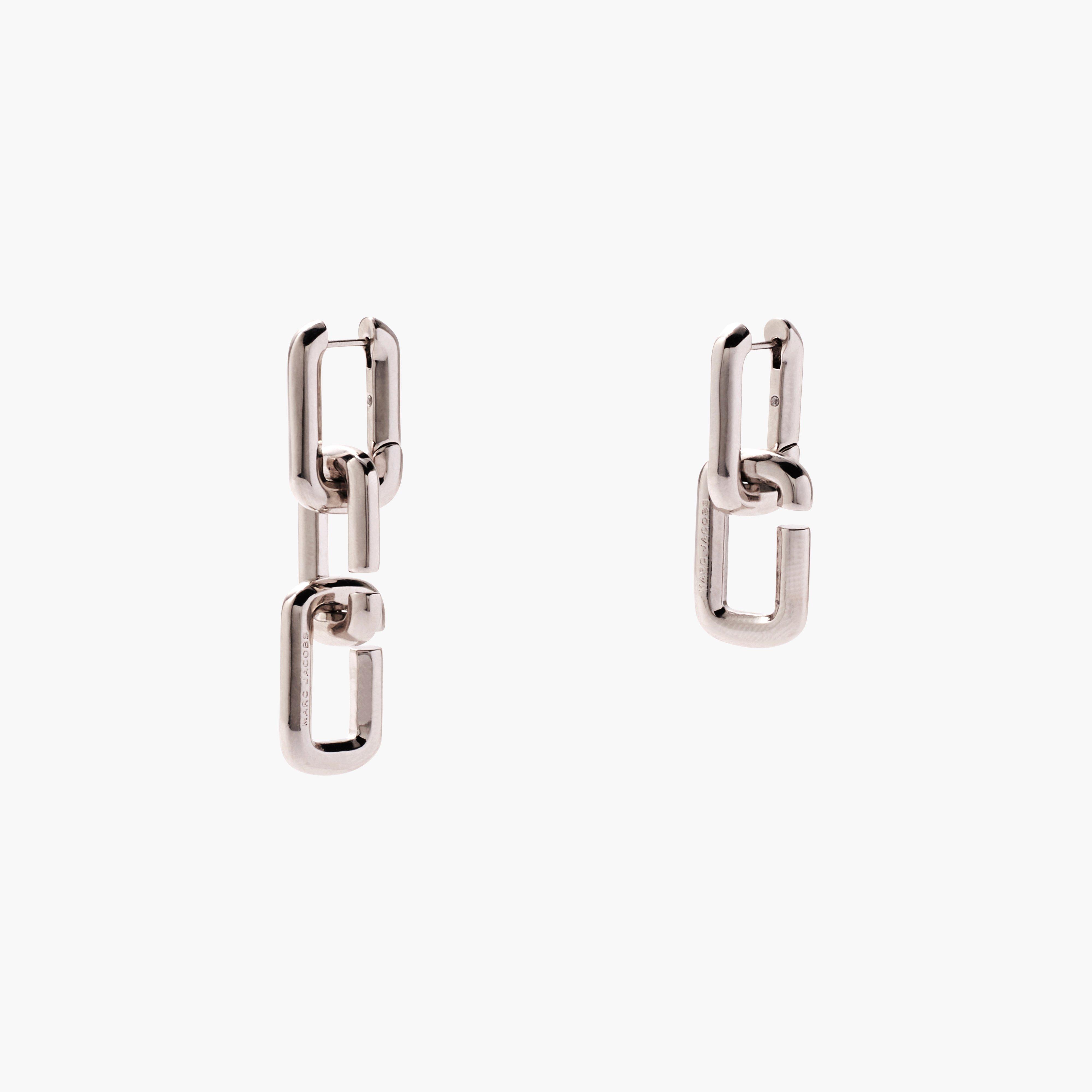 Marc by Marc jacobs The J Marc Chain Link Earrings,SILVER