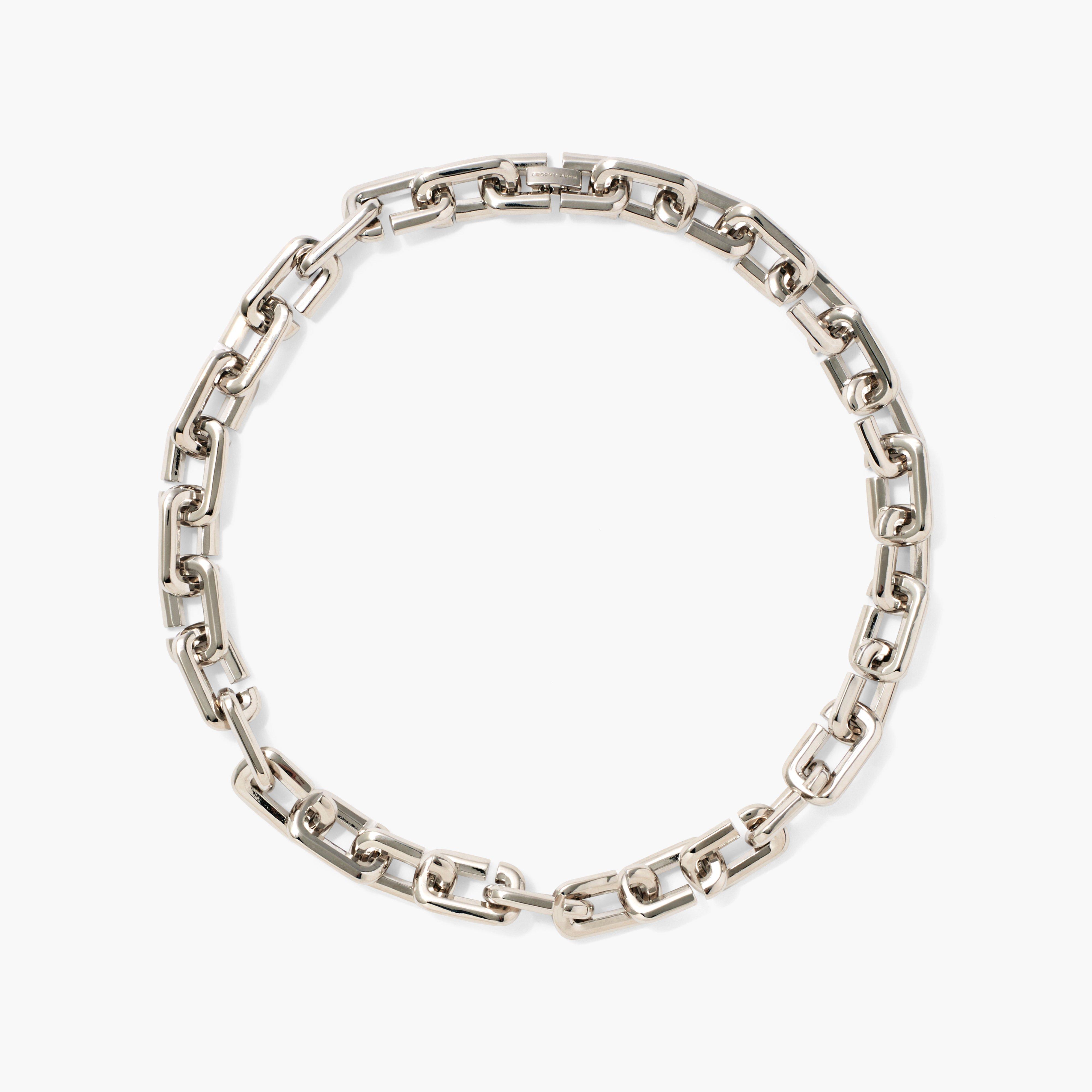 Marc by Marc jacobs The J Marc Chain Link Necklace,SILVER