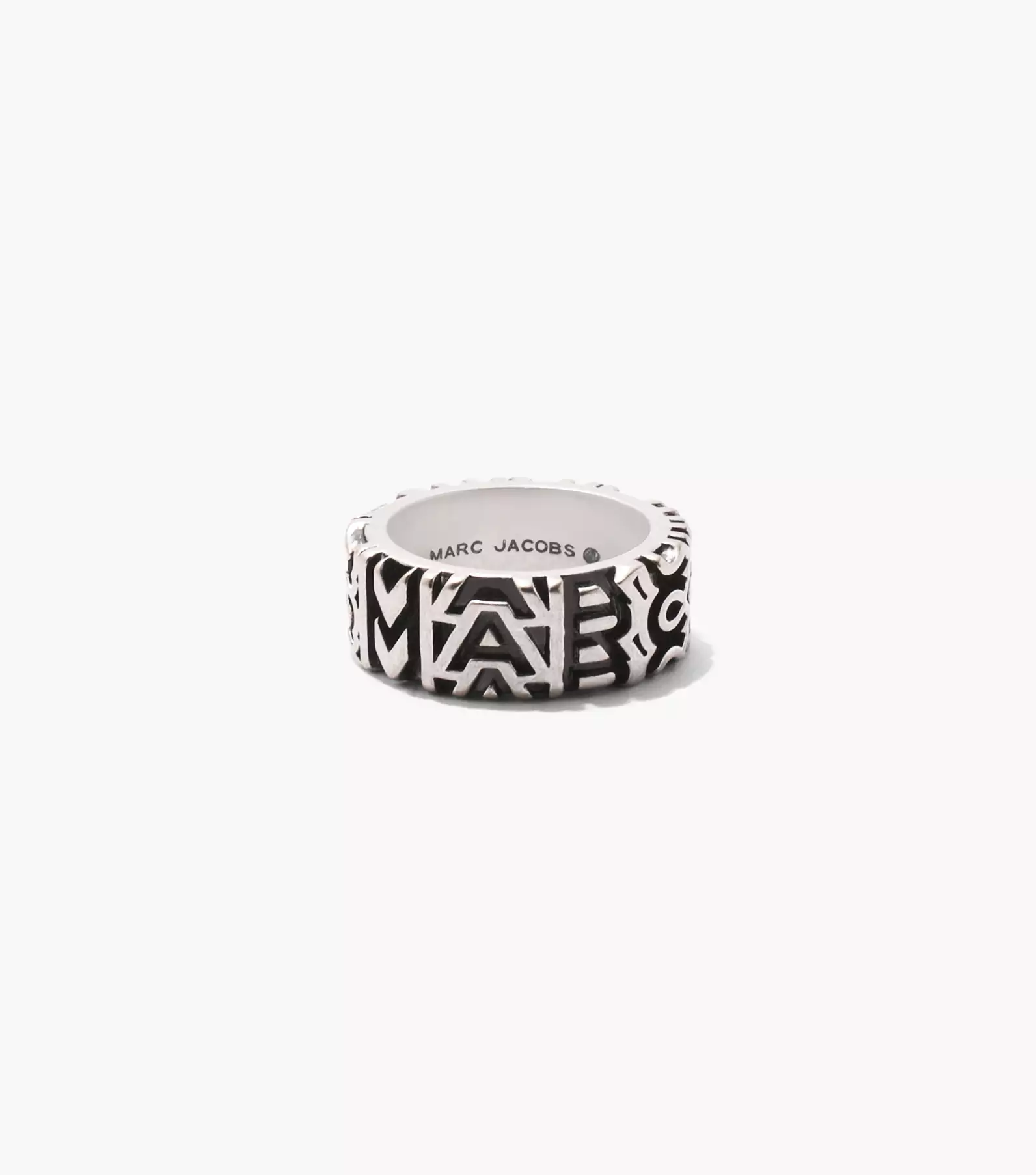 Marc Jacobs Silver 'The Monogram' Ring