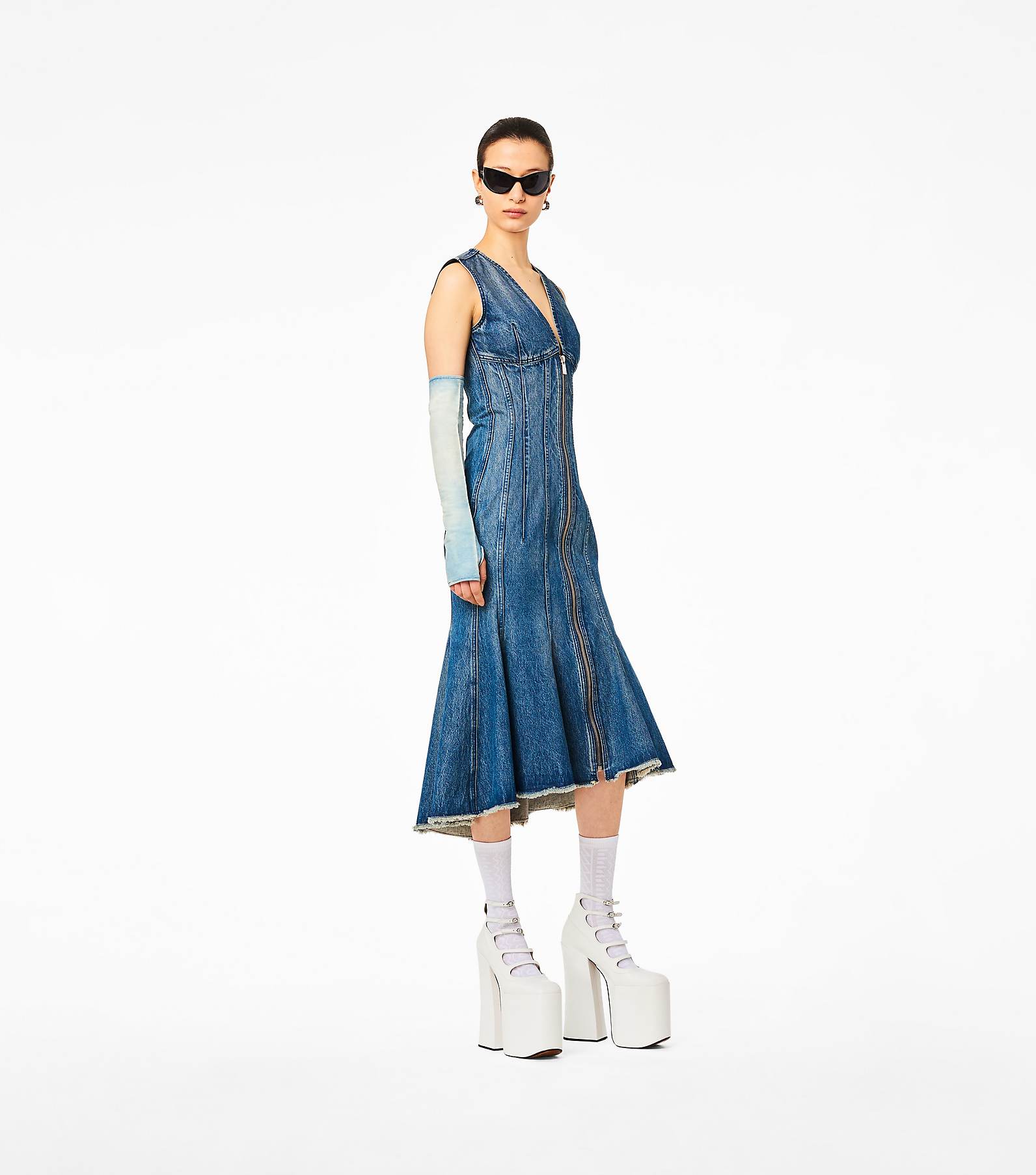 Zara Corset Bustier Denim Dress XS,S,M Blue NWT MEASUREMENTS!