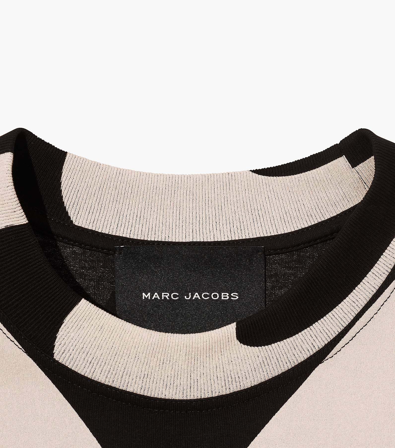 Marc Jacobs The Seamed Monogram Dress in Black/Ivory, Size Medium