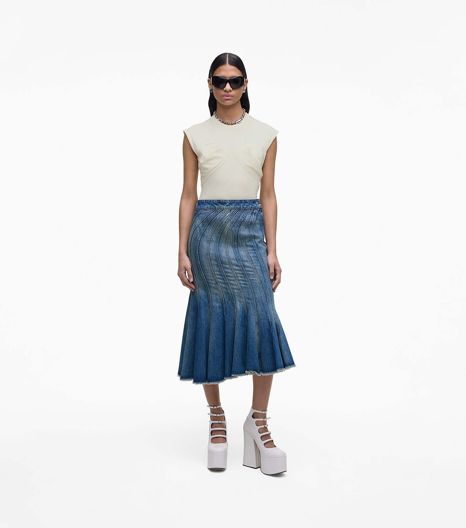 WAVE DENIM SKIRT | マーク ジェイコブス | 公式サイト