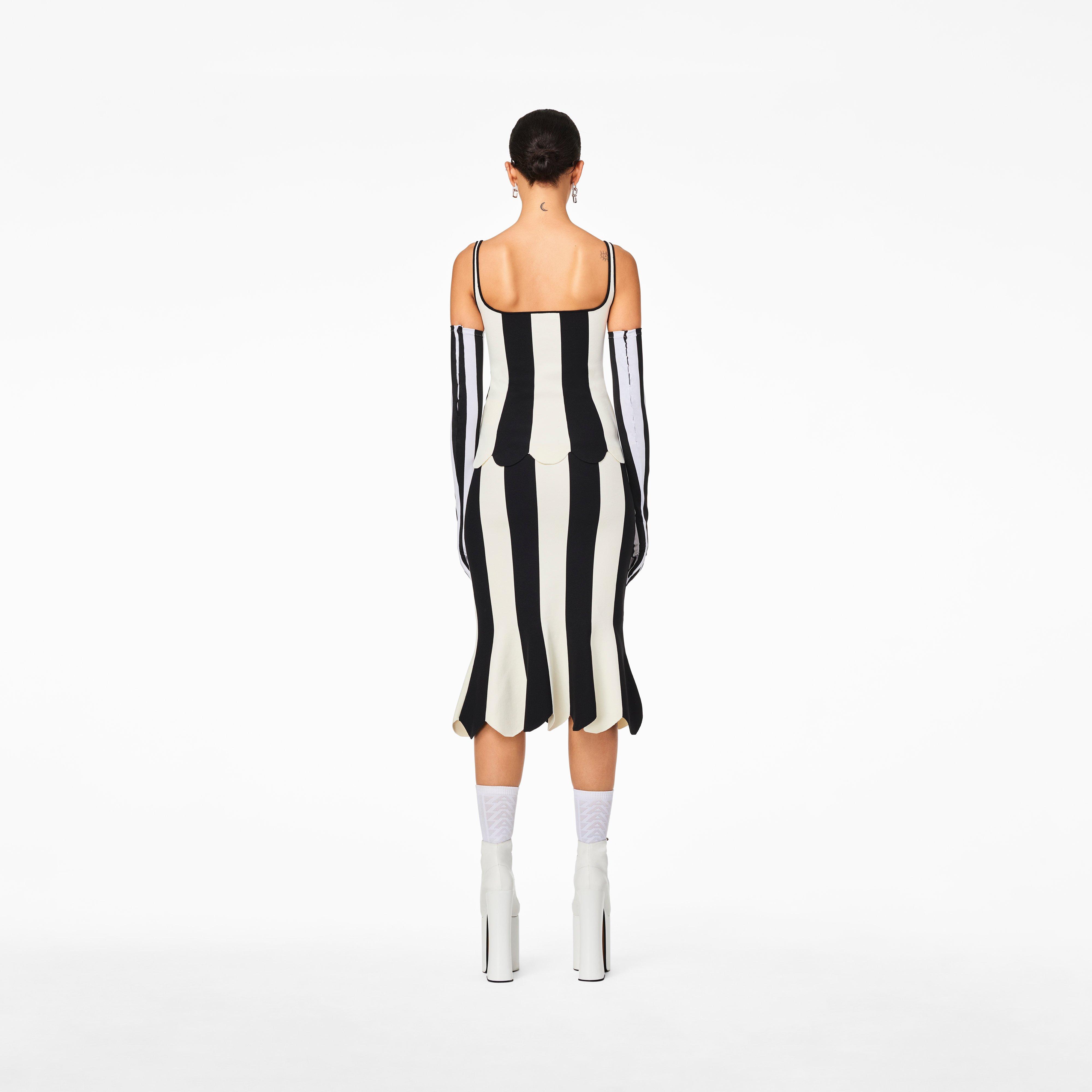 Modal Scuba Stripe Crew Neck Top - GRP A