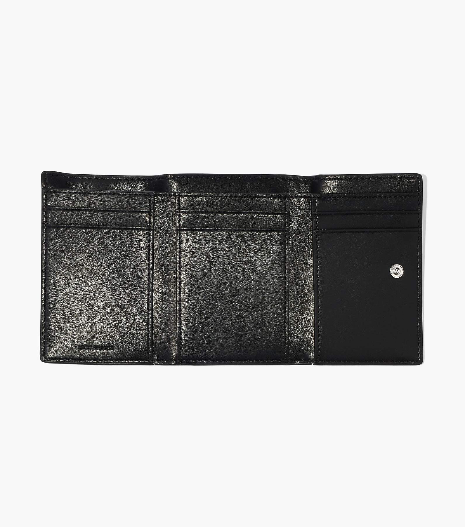 The Monogram Medium Trifold Wallet in Black/White