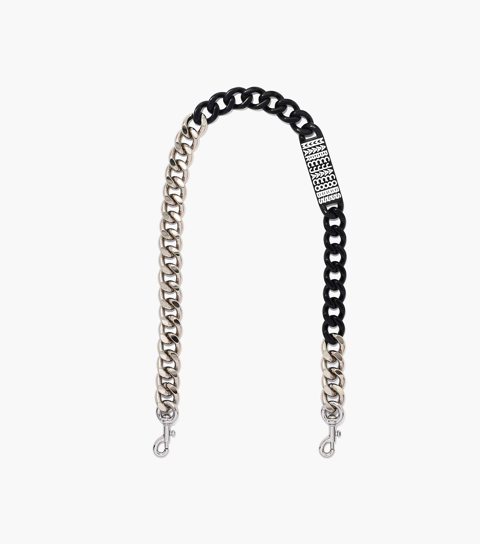Marc Jacobs The Barcode Chain Shoulder Strap Bags Nickel/Black : One Size