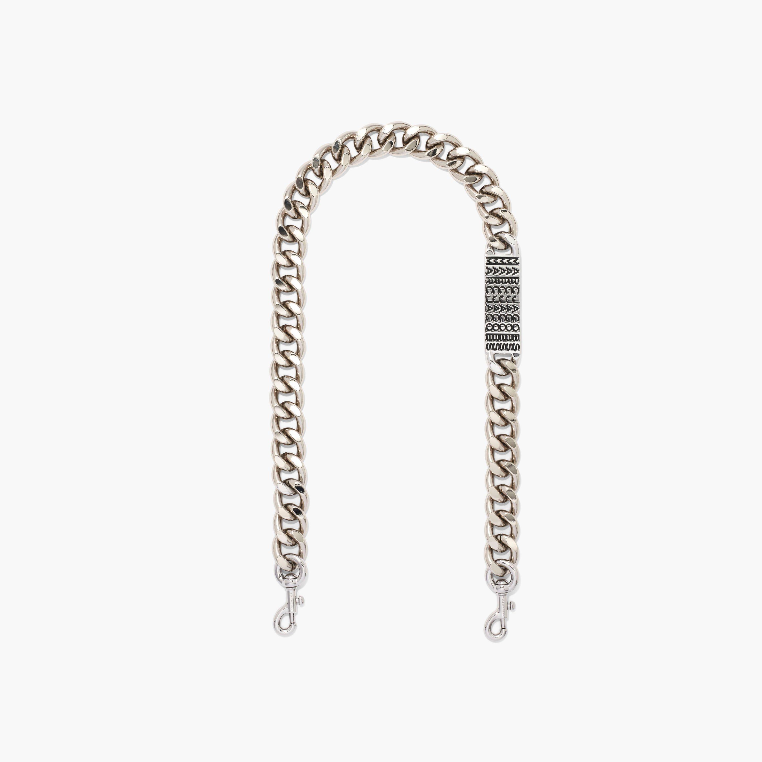 Marc by Marc jacobs The Barcode Chain Shoulder Strap,NICKEL