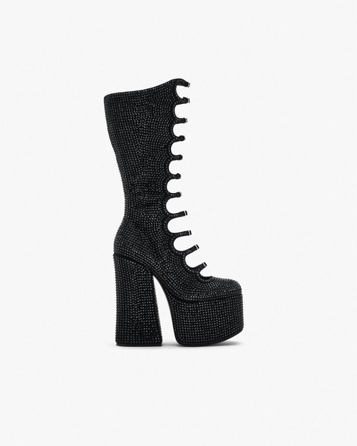 The Rhinestone Kiki Knee-High Boot | Marc Jacobs | Official Site