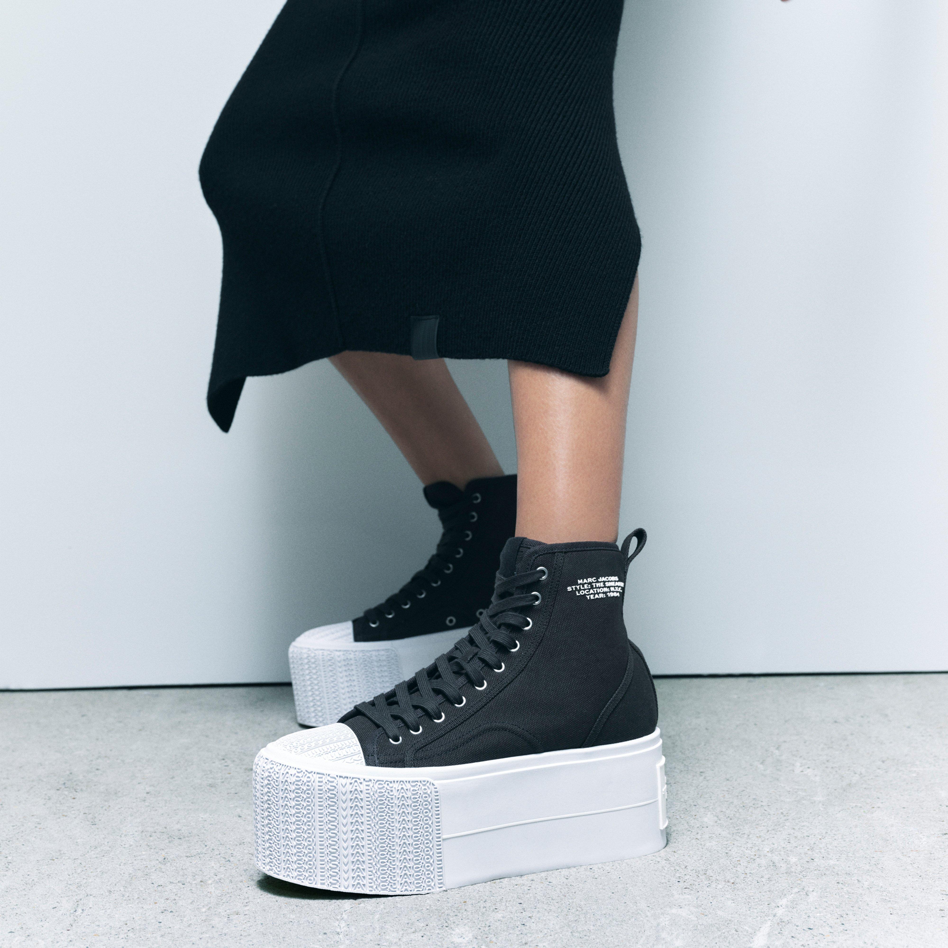 THE CANVAS HIGH TOP PLATFORM SNEAKER