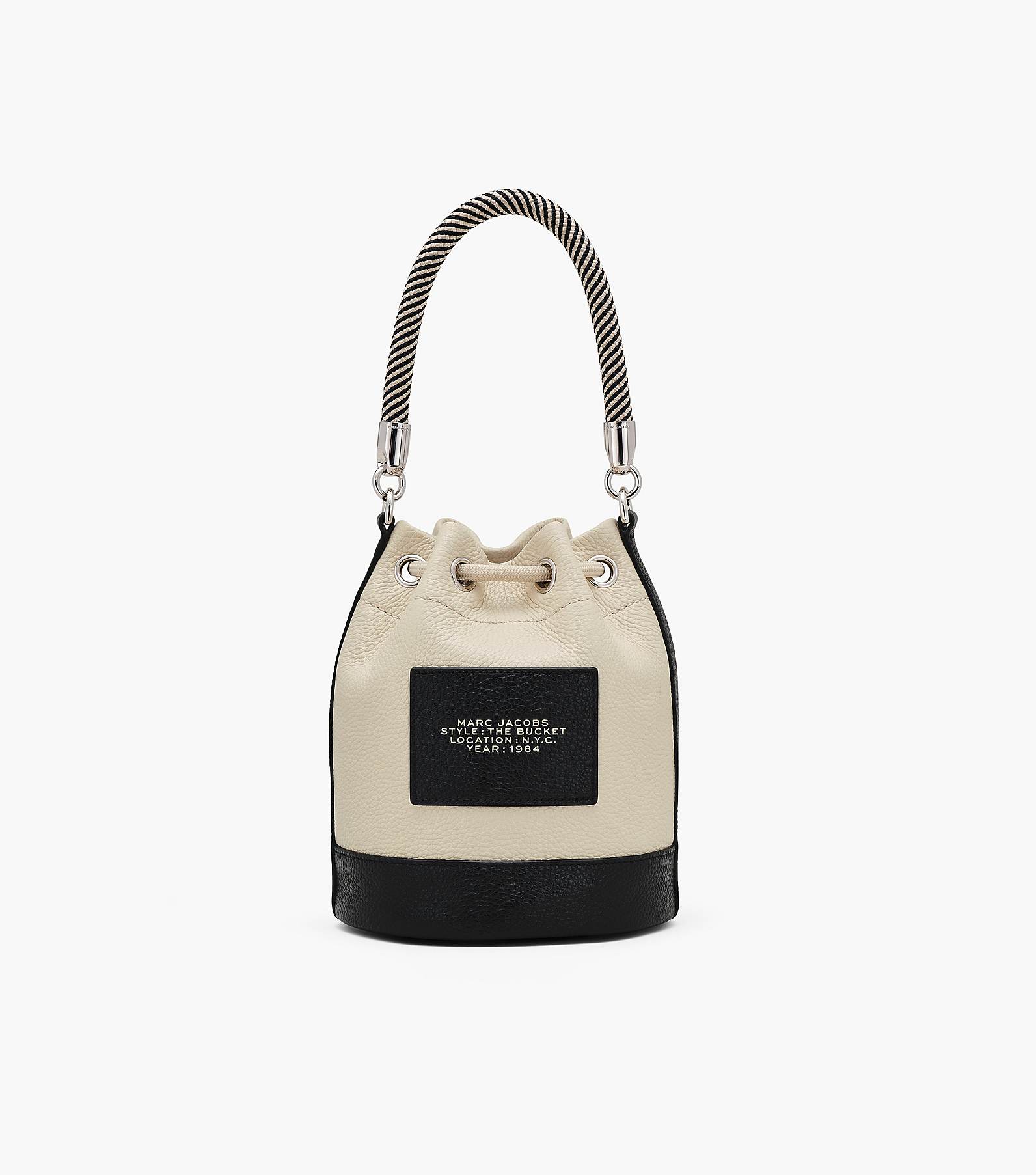 The Colorblock Leather Bucket Bag(null)