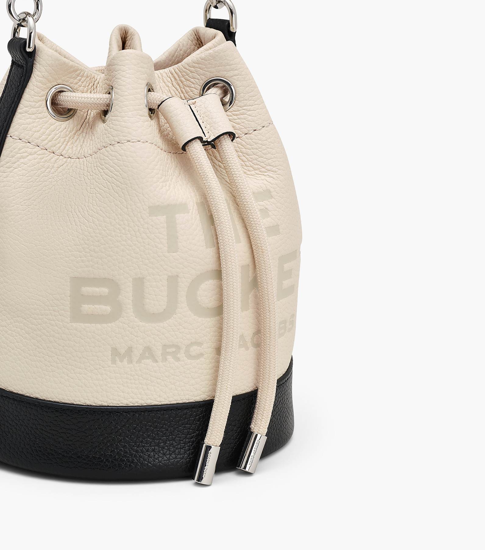 The Colorblock Leather Bucket Bag(null)