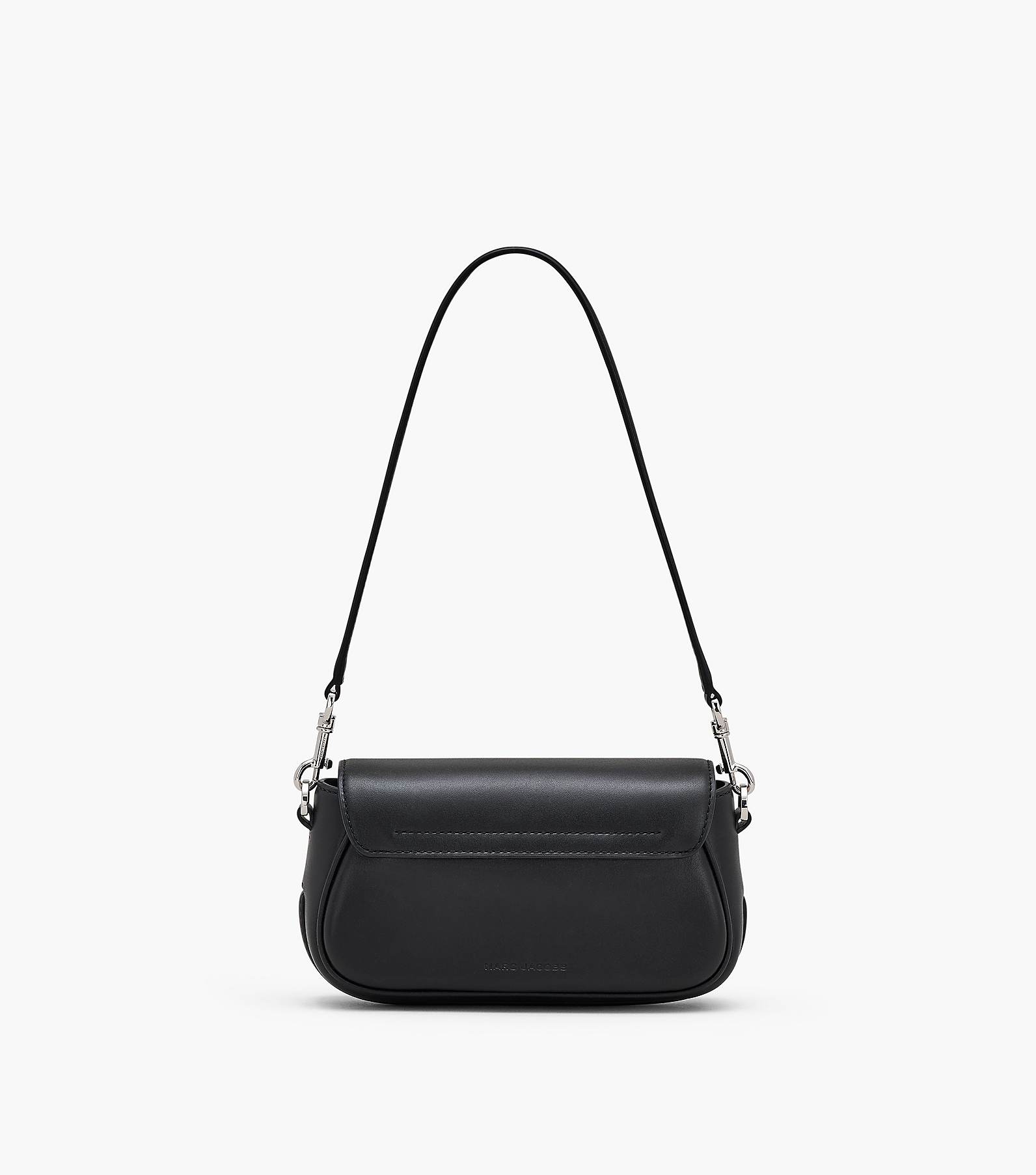 THE LEATHER COVERED J MARC SHOULDER BAG SMALL