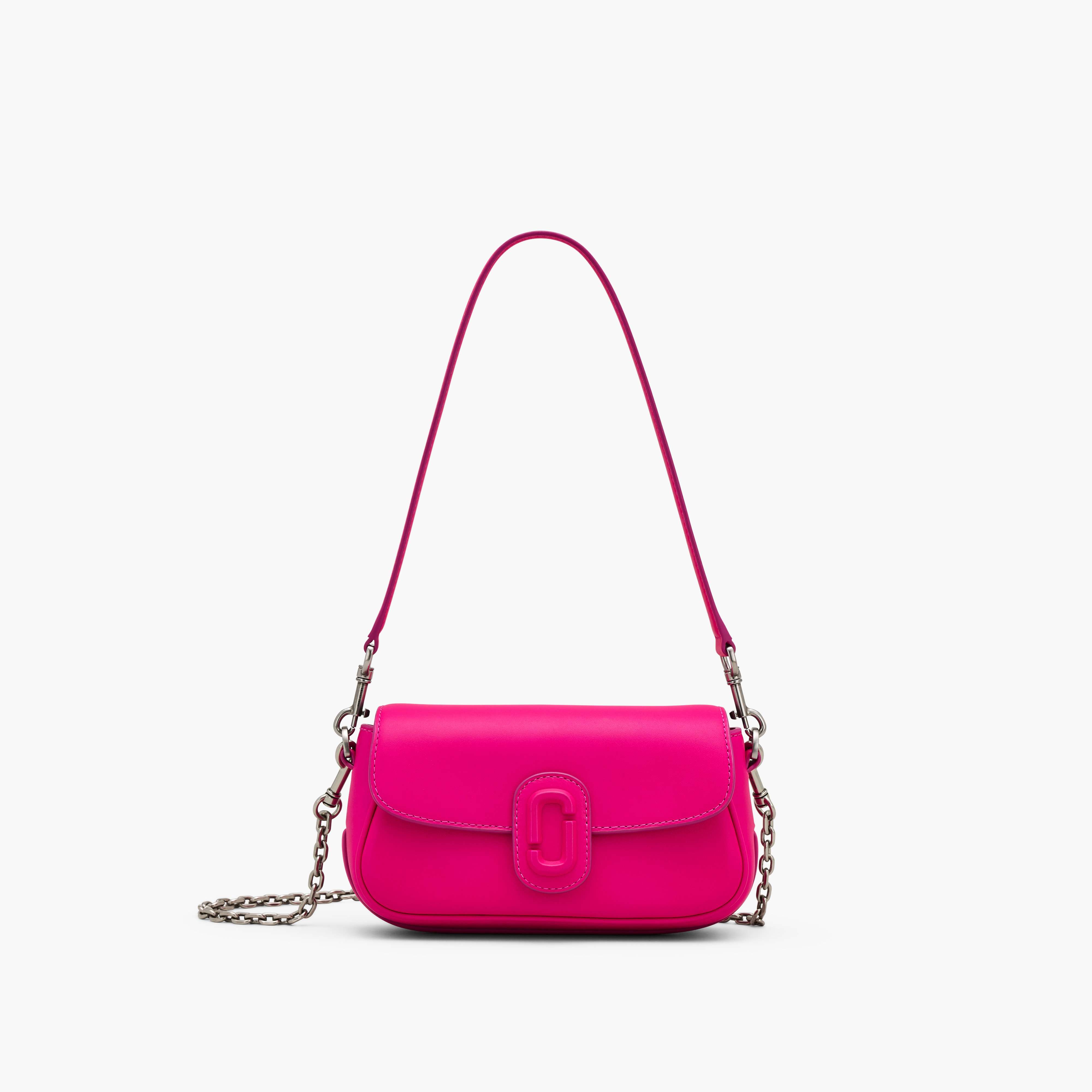 The Clover Shoulder Bag in Hot Pink