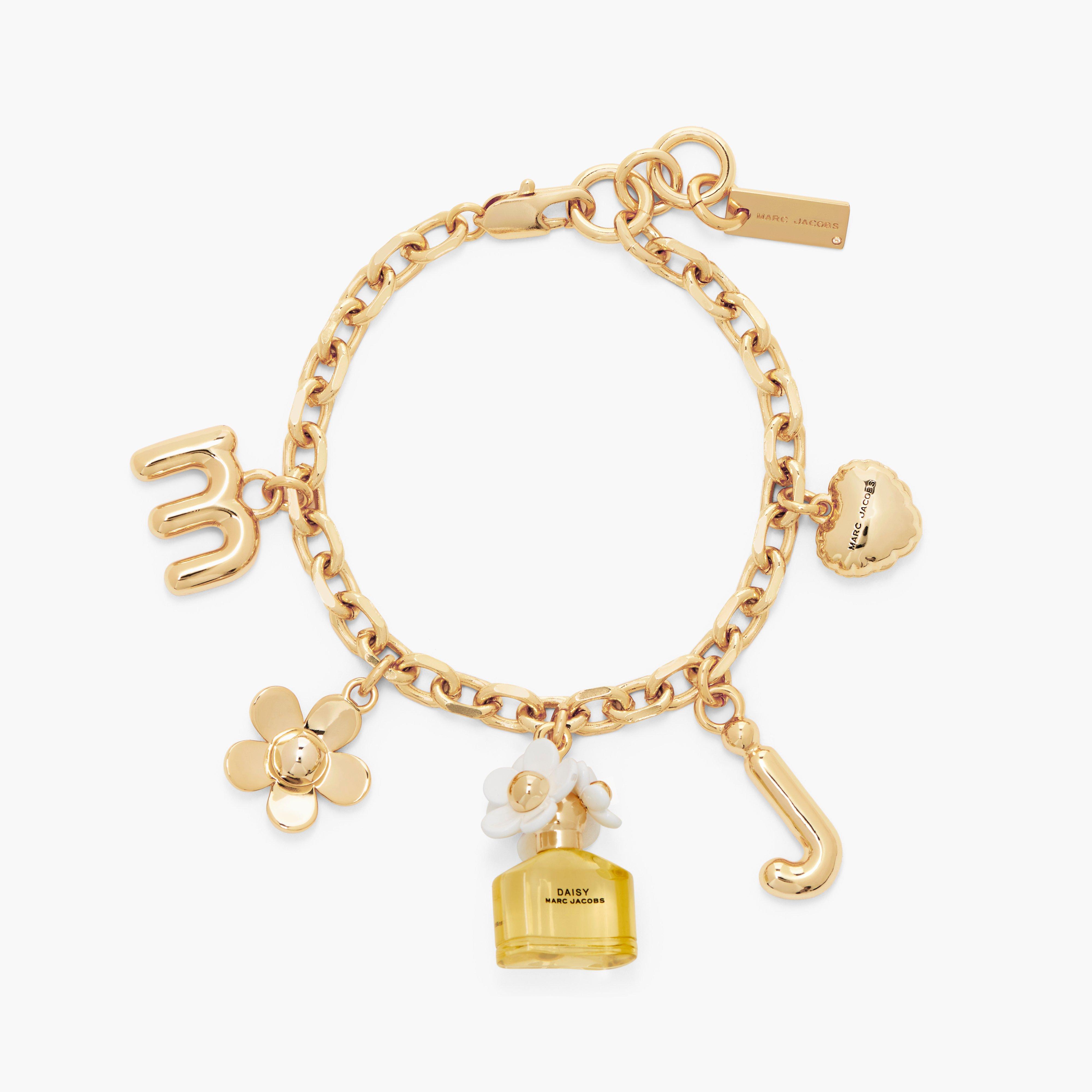 Marc by Marc jacobs Daisy Charm Bracelet,GOLD/YELLOW MULTI