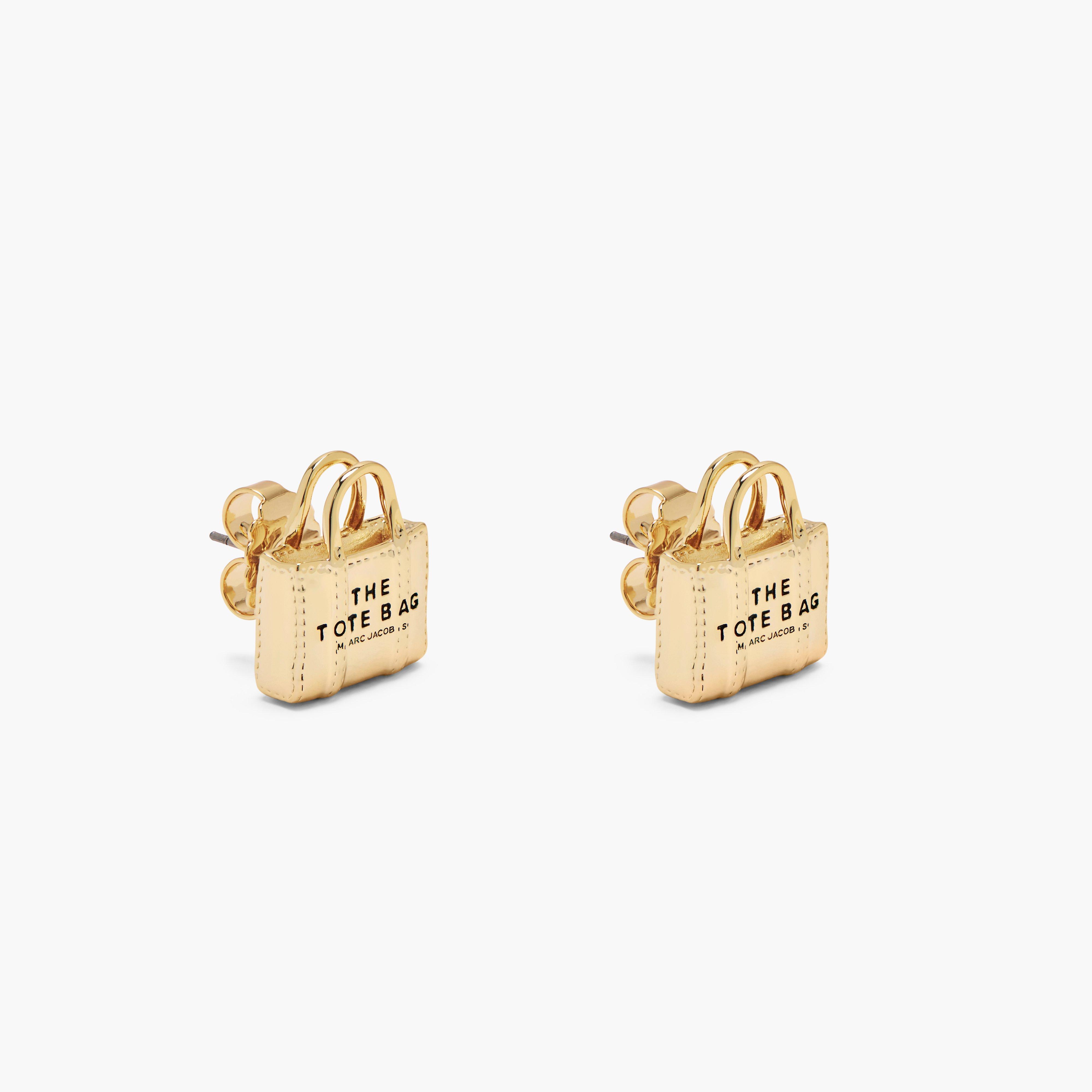 The Tote Bag Studs - LIGHT ANTIQUE GOLD