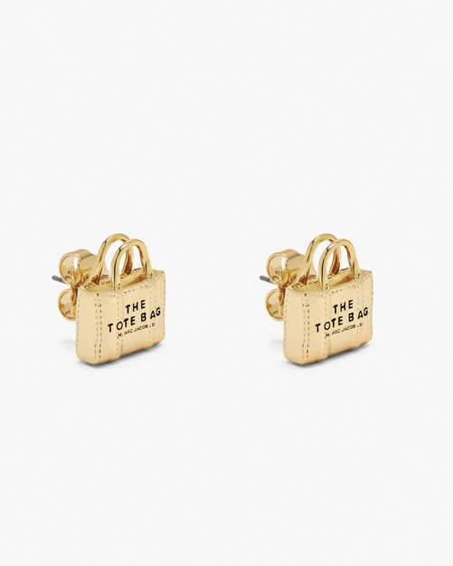 ピアス Marc Jacobs Mini Icon Earrings The Tote Bag Marc Jacobs Mini Icon Dangle Earrings In Silver - 35% Off
