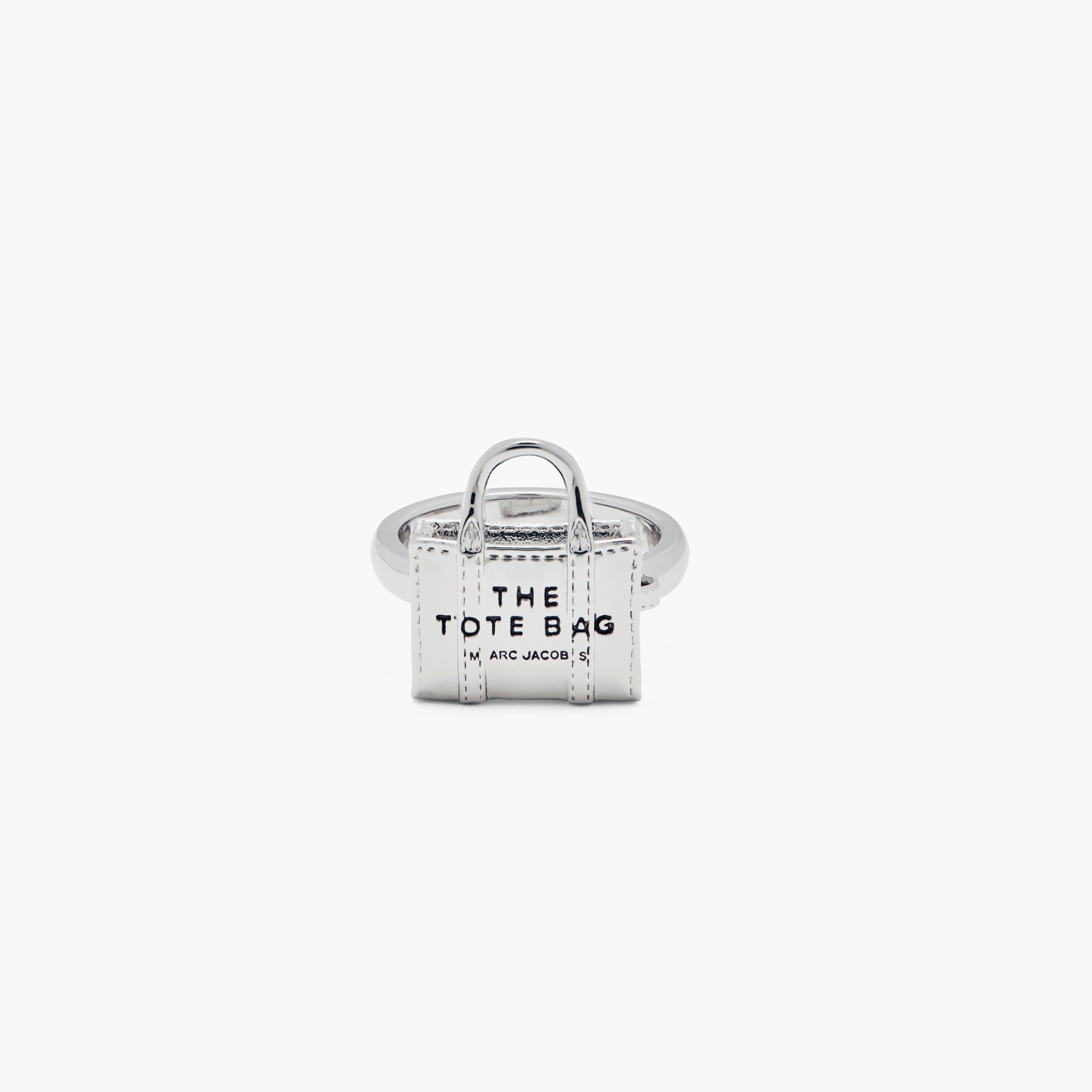 Marc by Marc jacobs The Tote Bag Ring,LIGHT ANTIQUE SILVER