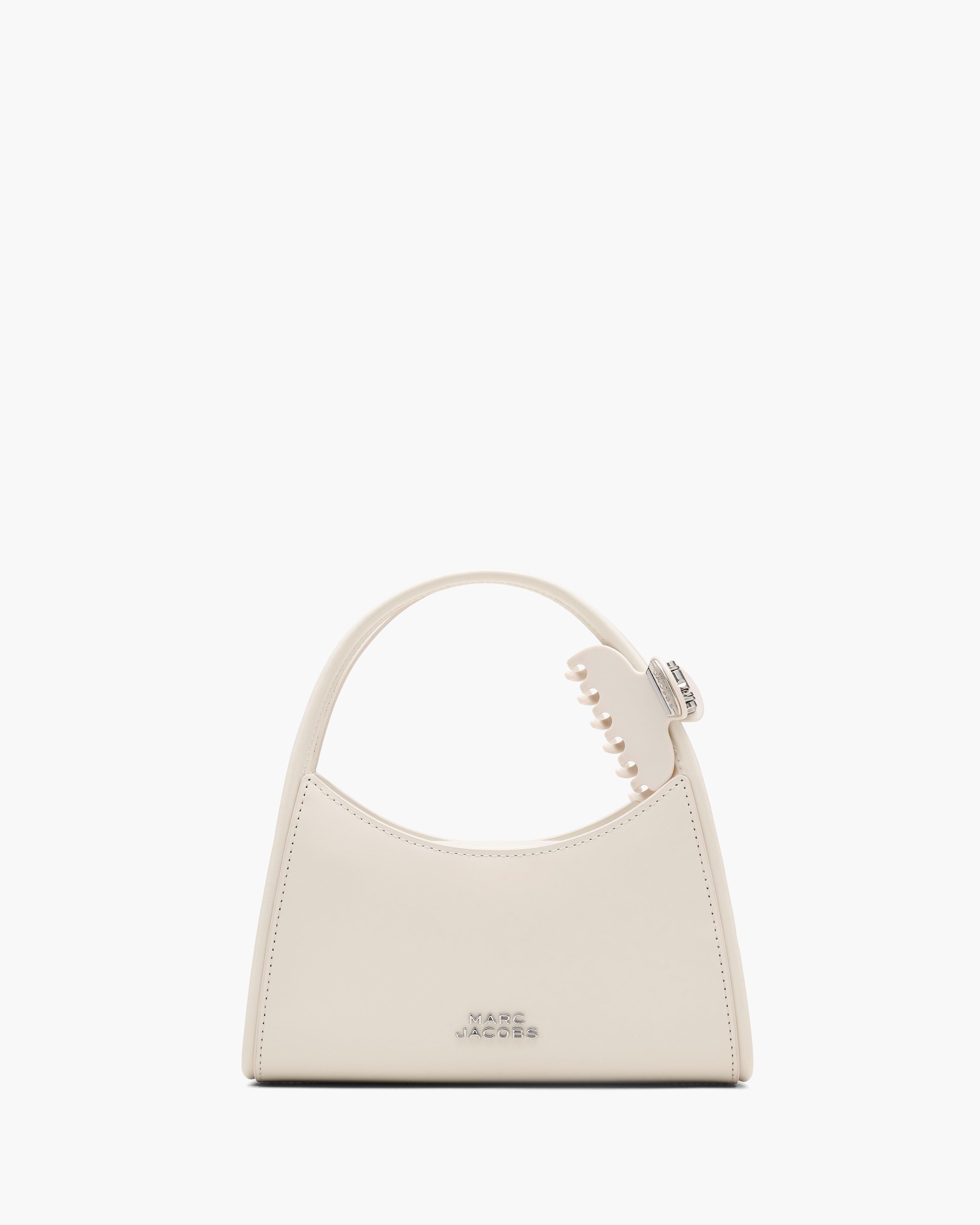マークジェイコブス　レザーミニハンドバッグ　ホワイト THE LEATHER MINI BAG/ザ レザー ミニ バッグ（財布）｜MARC