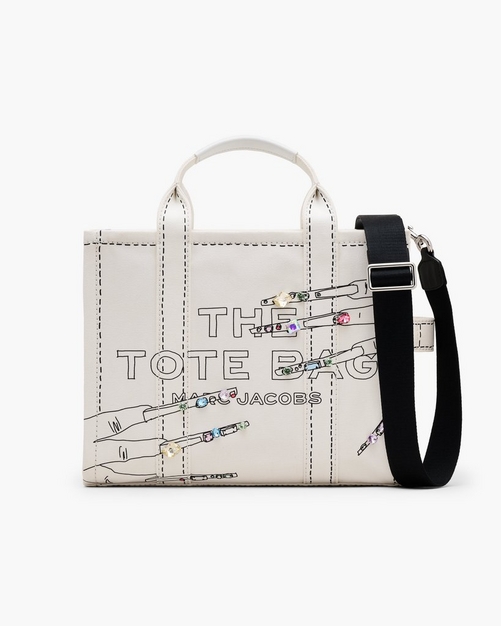 バッグ THE MARC JACOBS The Trompe L'Oeil Tag Marc Jacobs The Trompe L'oeil Cargo Canvas Medium Tote