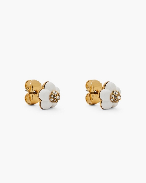 FLOWER FIELD PIERCE CLEAR GREEN PINK - designsix ONLINE SHOP