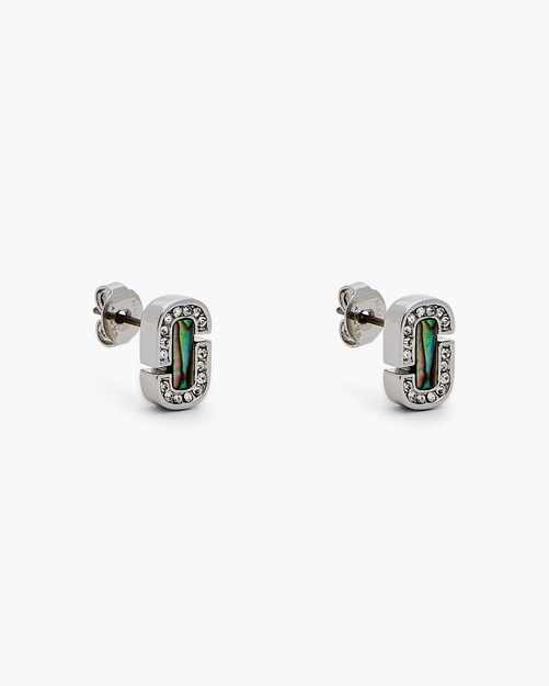 【関税込み】Abalone Earrings - Marc Jacobs - l - Silver Marc Jacobs The Abalone J Marc Luxe Earrings | Silver | FARFETCH