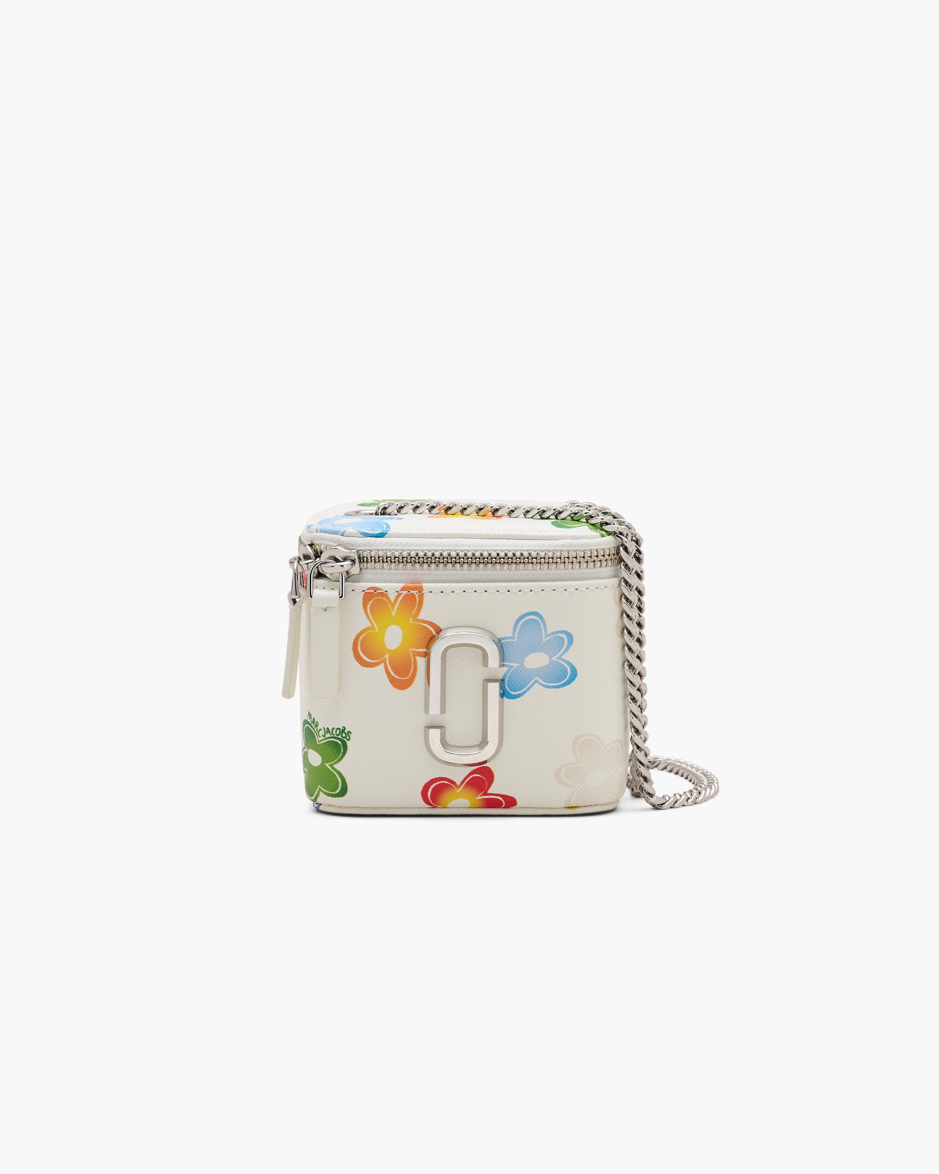MARC JACOBS Marc Jacobs The Wild Daisy J Marc Mini Vanity Bag in White Multi
